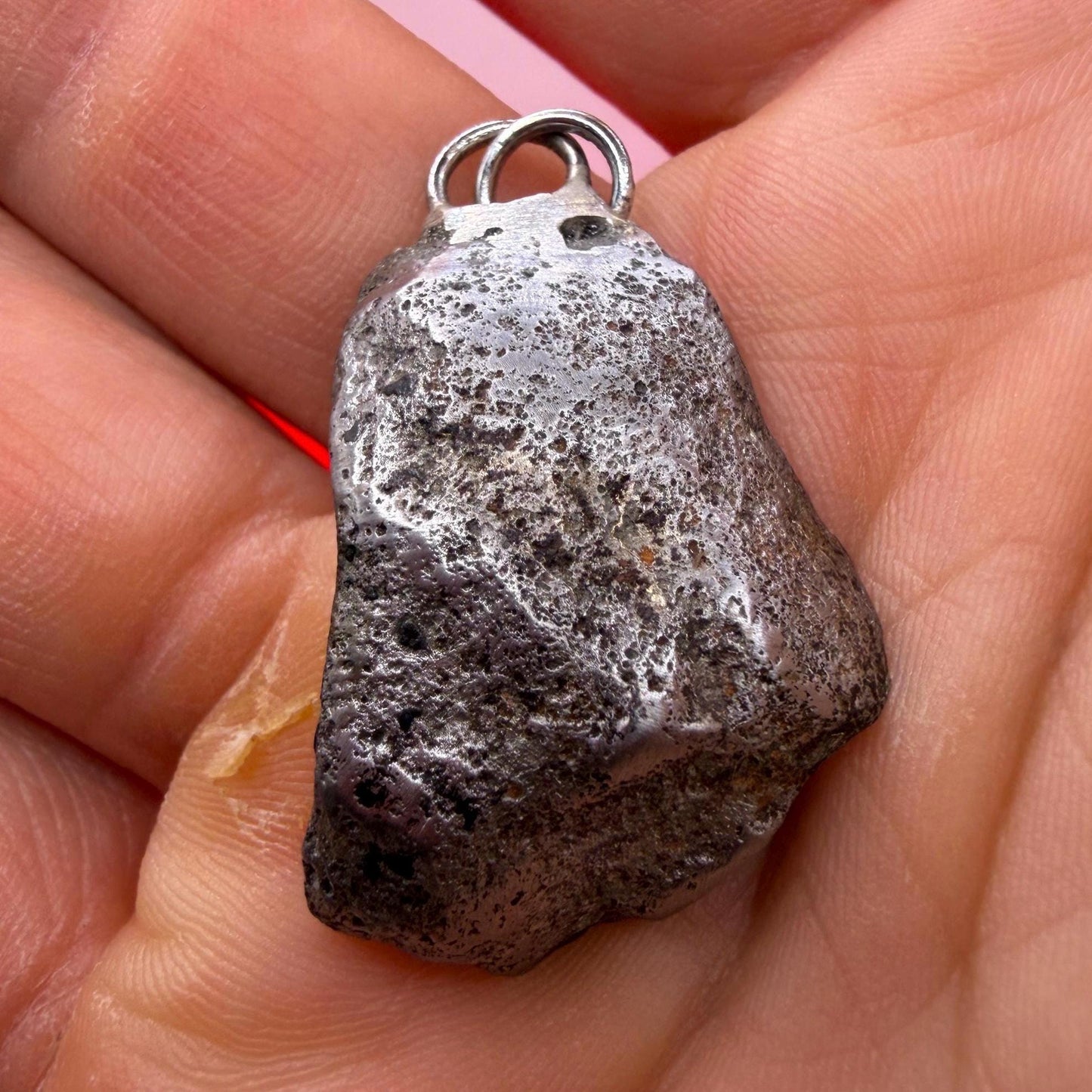 Henbury Iron Meteorite Pendant, Australia, Astronomy Gift, Cosmos, 15.37g