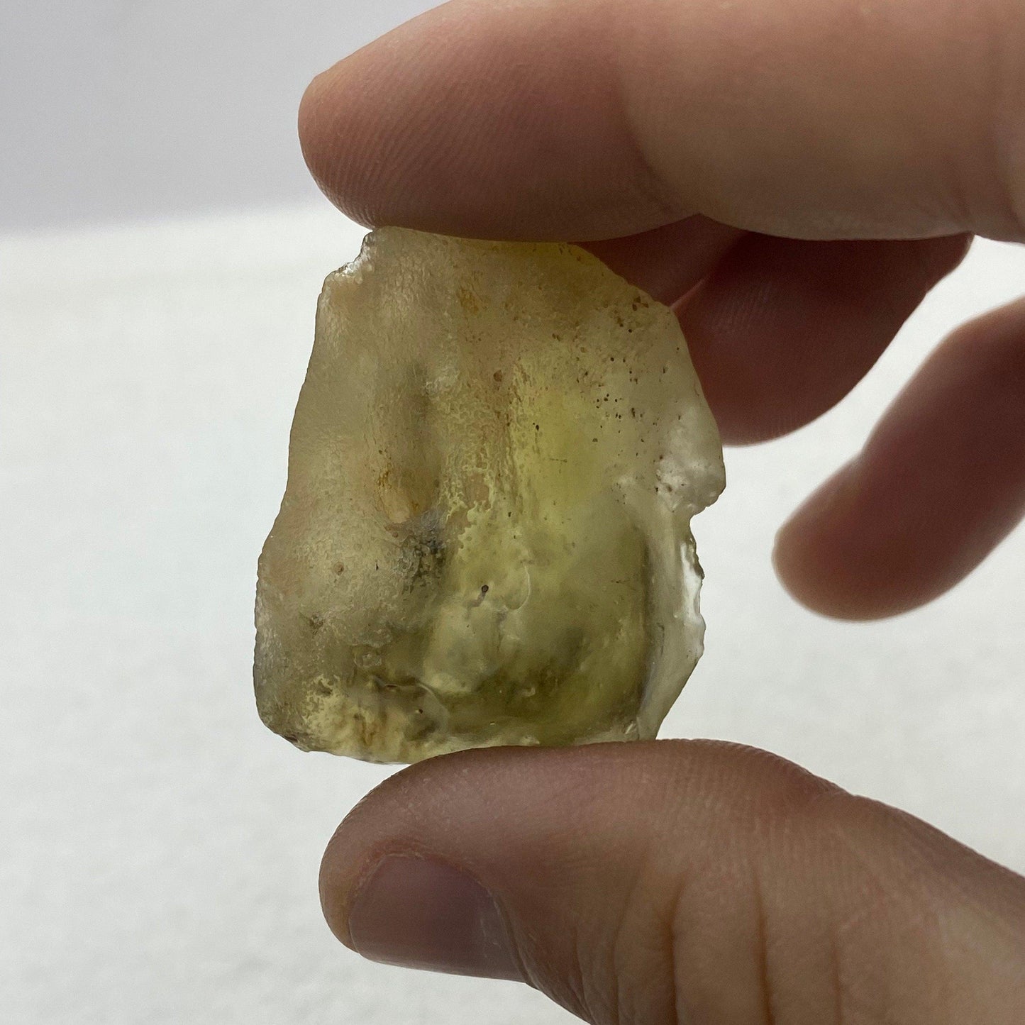 Libyan Desert Glass Tektite: Golden Crystal Talisman, 19.45 grams