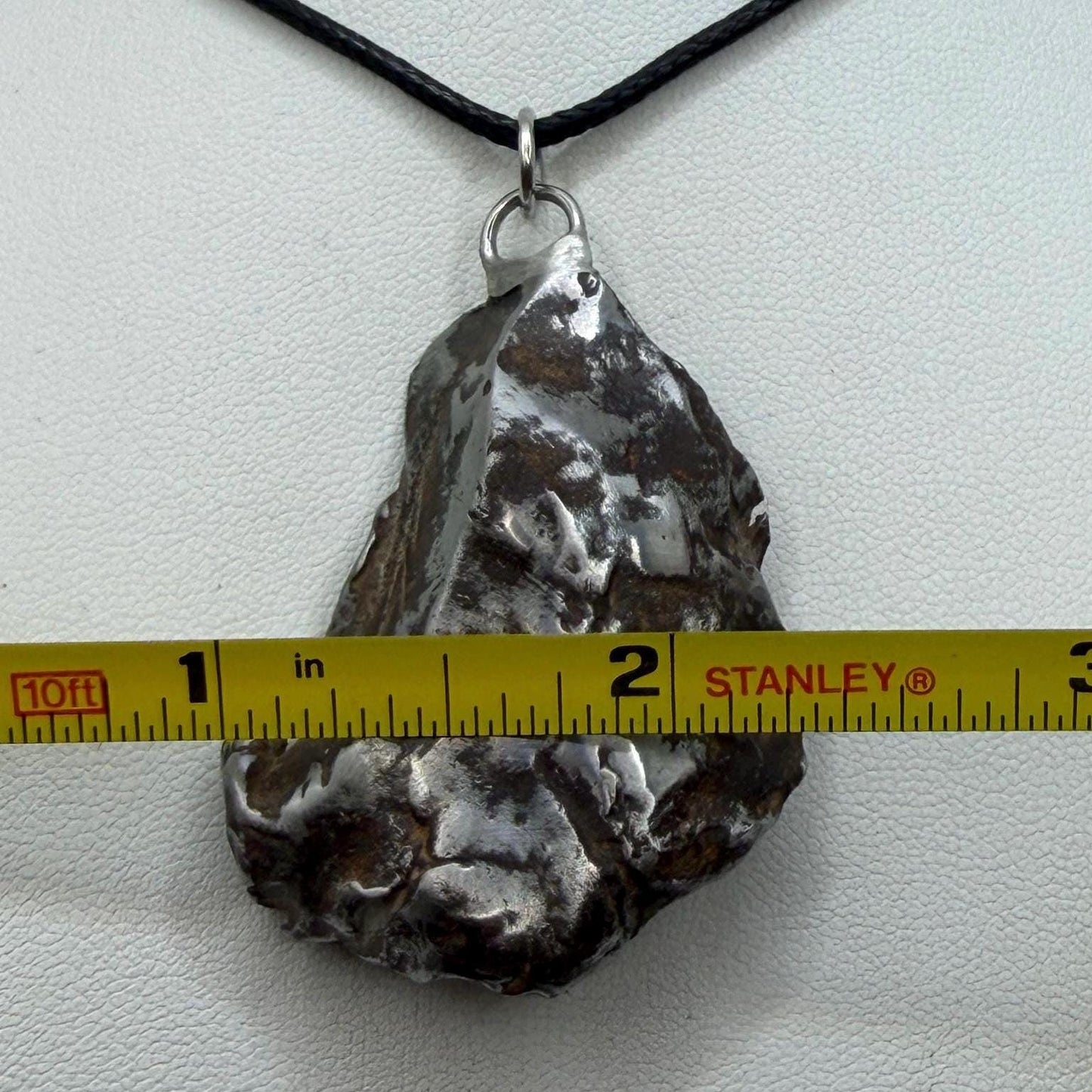 Gebel Kamil Iron Meteorite Pendant, Egypt, Authentic Meteorite, 55.15g