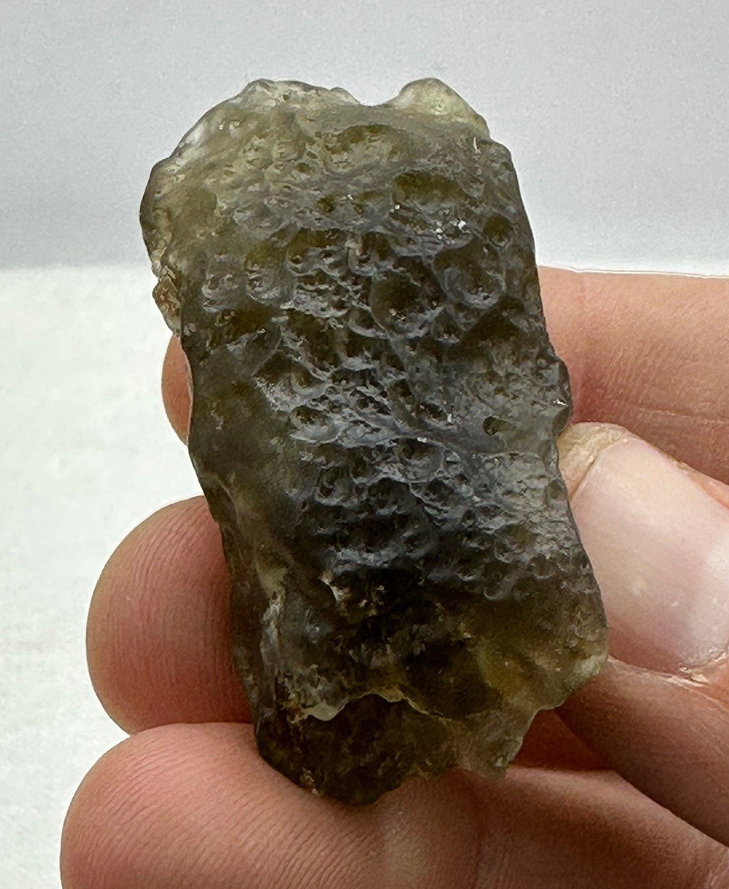 Libyan Desert Glass Tektite: Greenish Gold Talisman, 20.23 grams