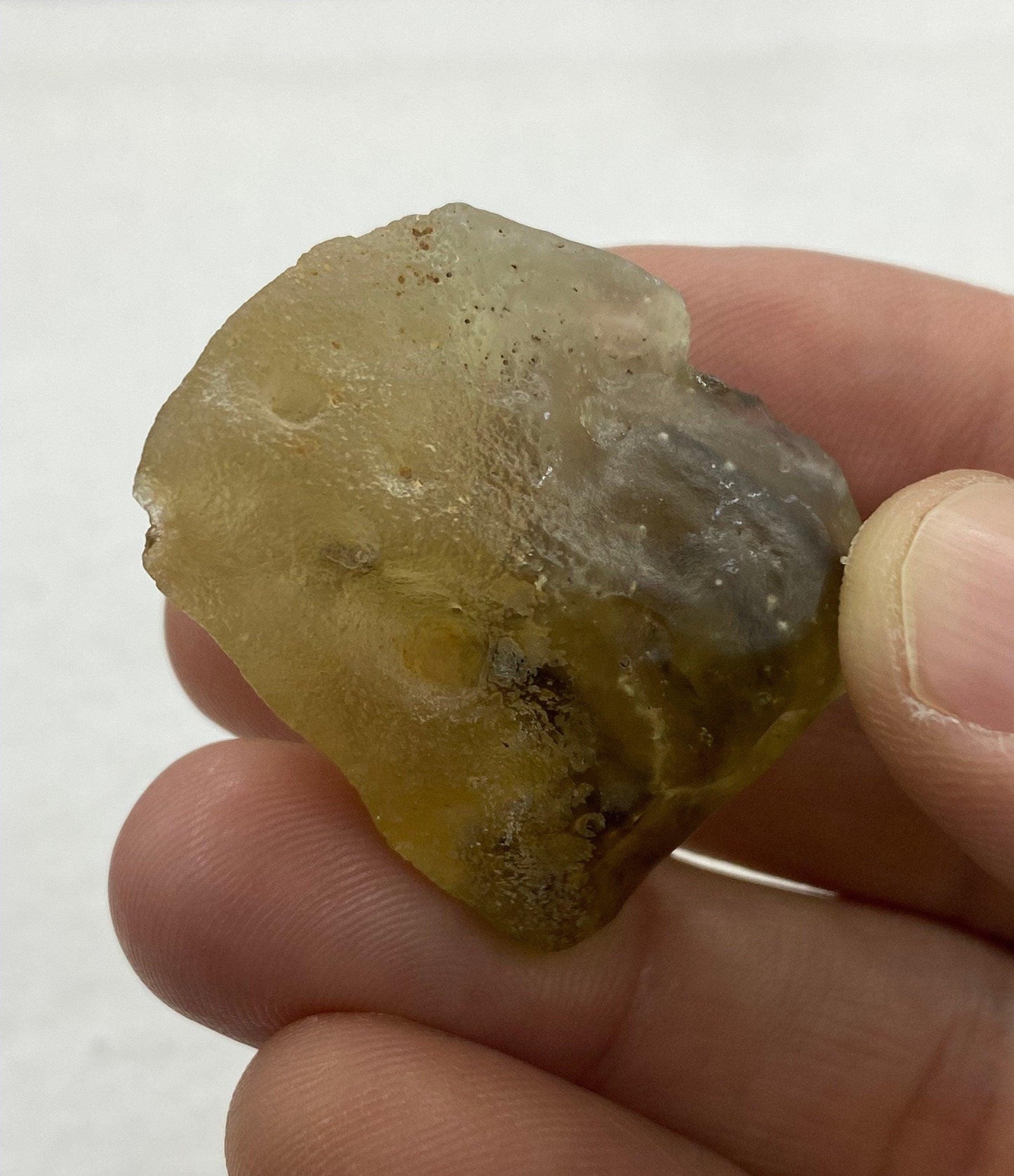 Libyan Desert Glass Tektite: Golden Crystal Talisman, 19.45 grams