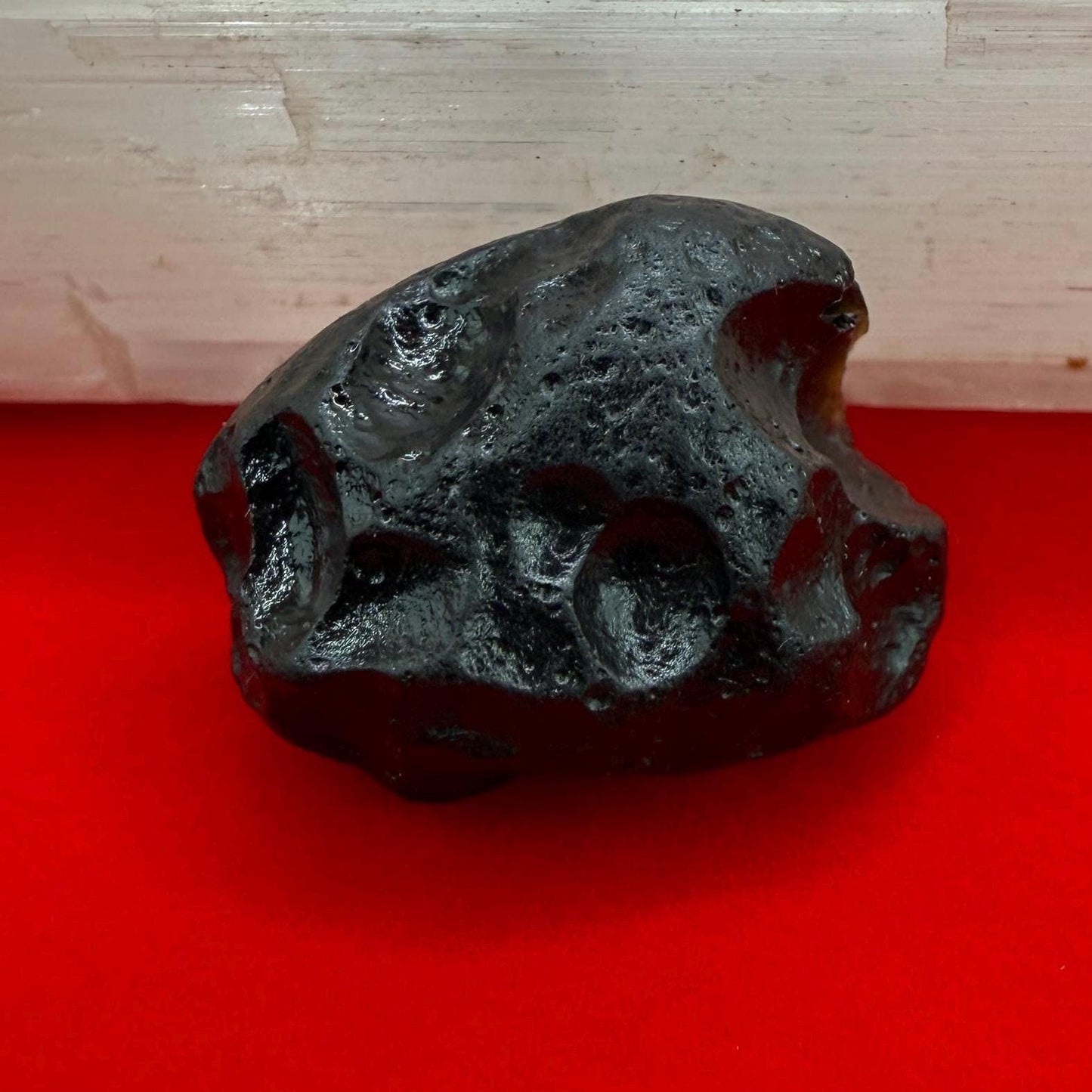 Indochinite Tektite: Indonesian Impactite Rock, Energy Work Stone, 10.50 grams