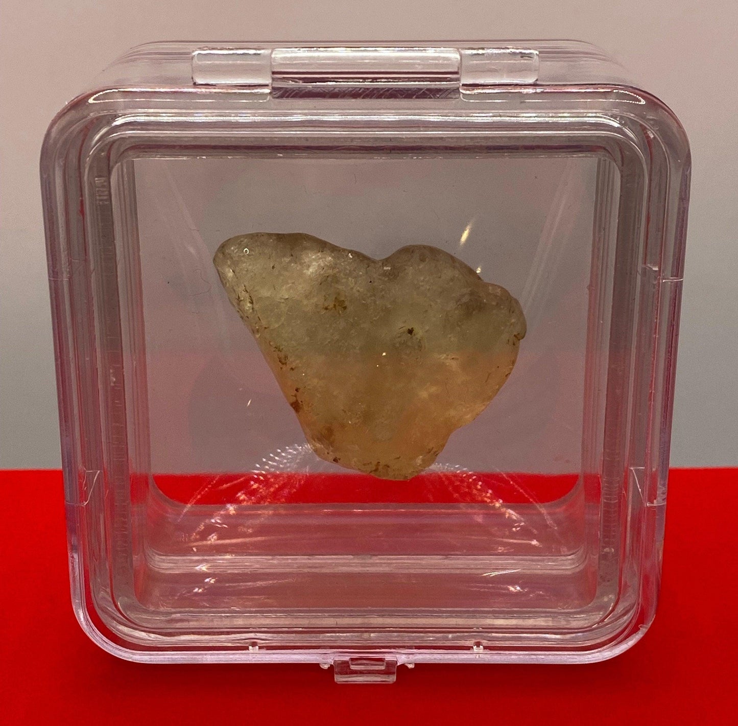 Rare Libyan Desert Glass: Golden Tektite Talisman, 22.70 grams