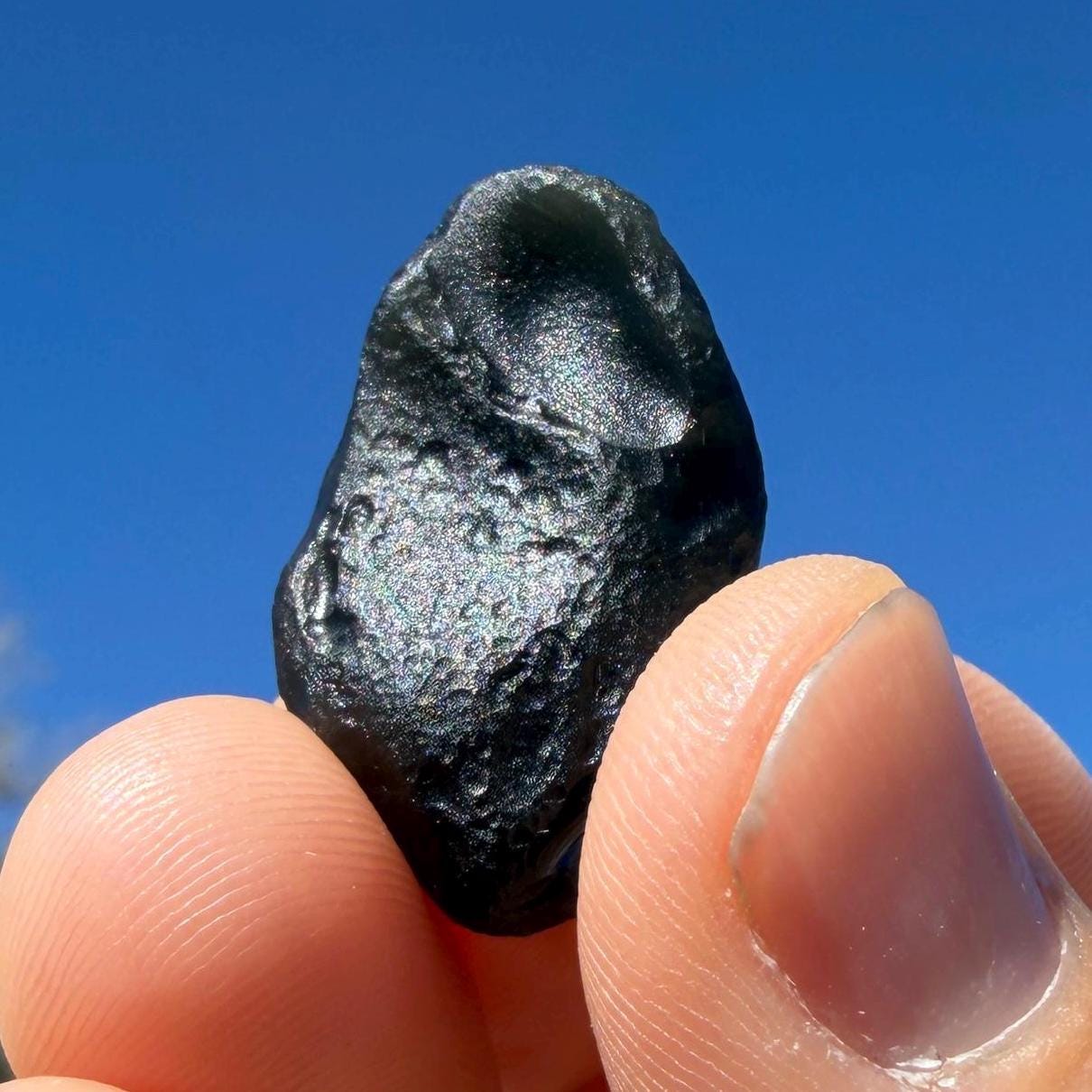 Saffordite Stone: Rare Cintamani, Arizona Pseudo-Tektite -5.58 Grams