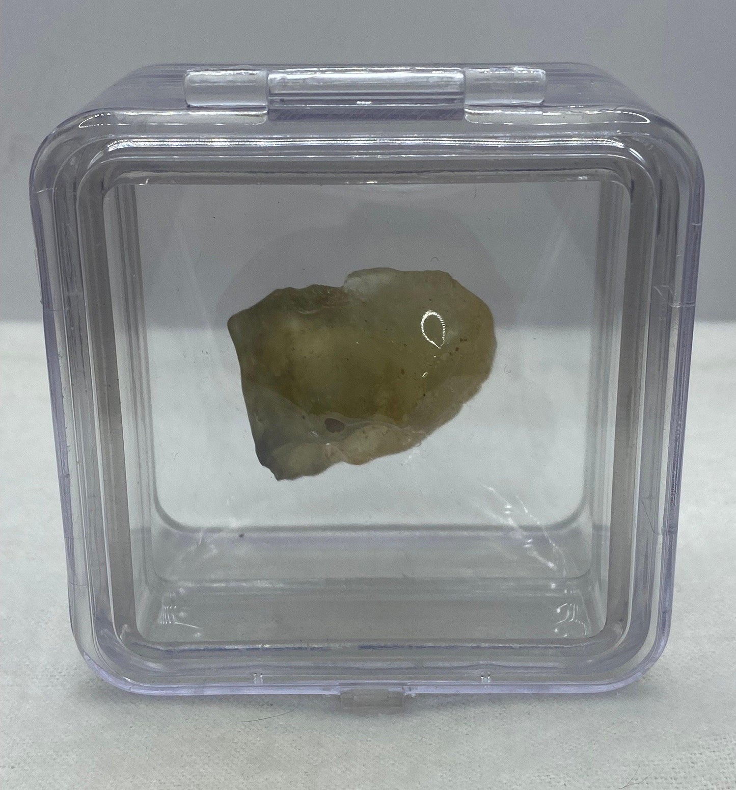 Libyan Desert Glass Tektite: Golden Crystal Talisman, 19.45 grams