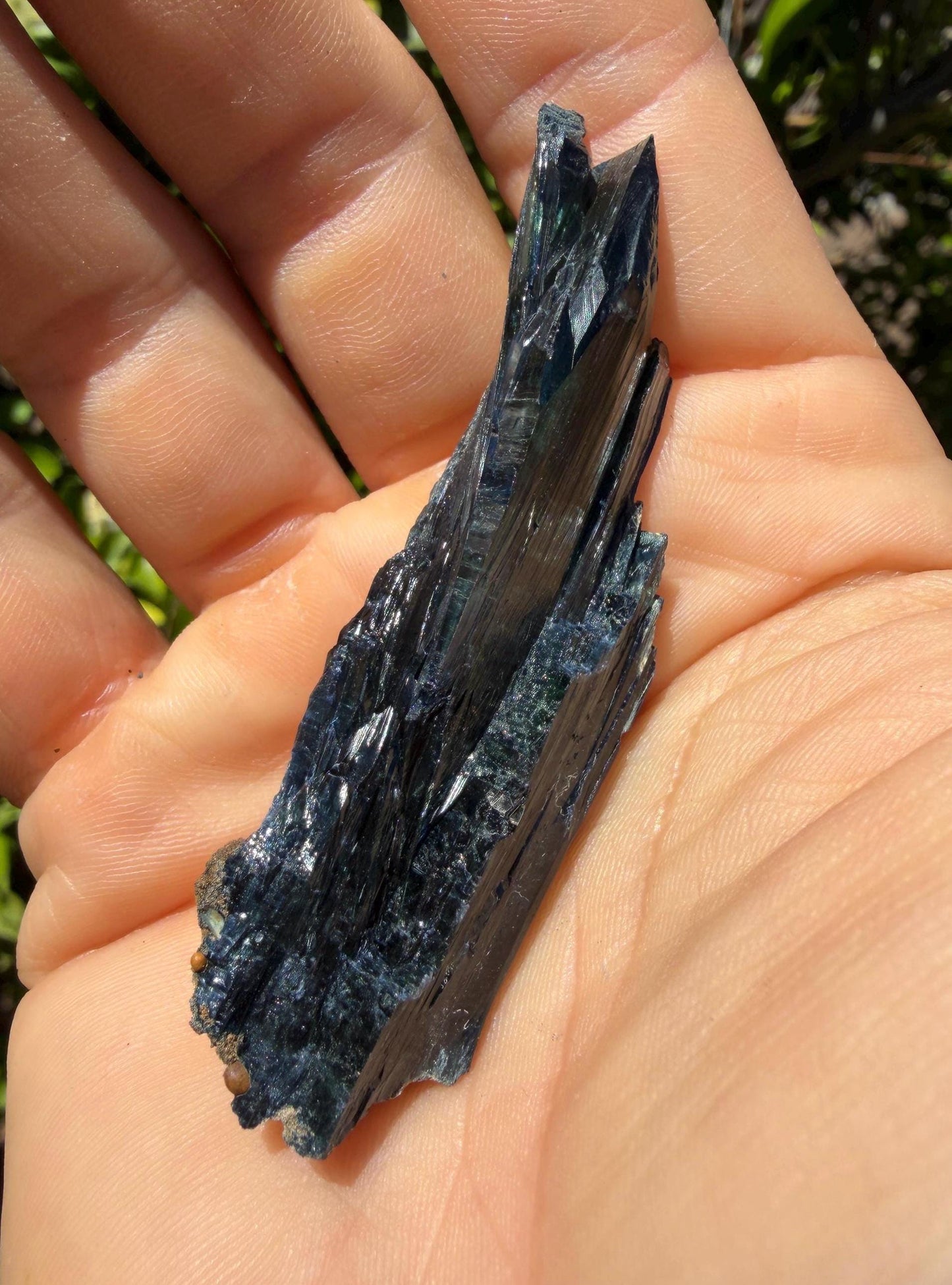 Rare Brazilian Vivianite Crystal: Reiki Energy Stone, Collector's Gem, 20.52/102.6ct