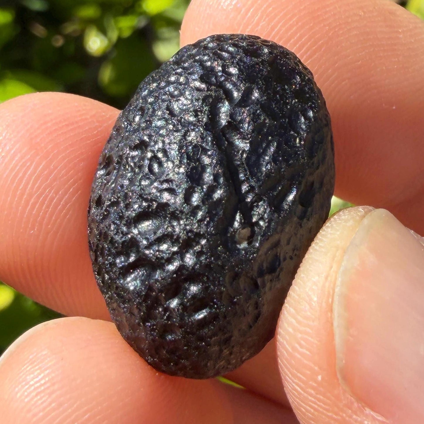 Colombianite Specimen: Translucent Pseudo-Tektite, Shamanic Healing Stone, 9.57 grams
