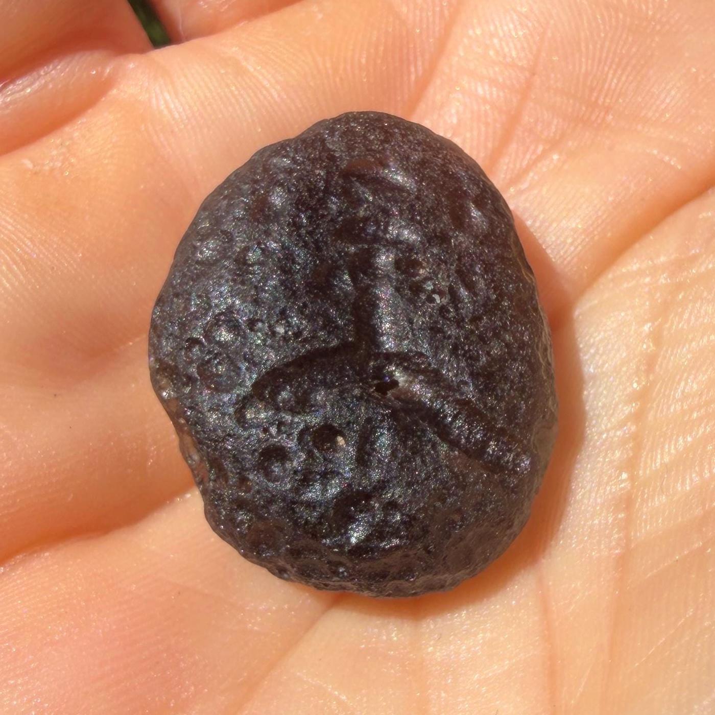 Colombianite Specimen: Translucent Pseudo-Tektite, Shamanic Healing Stone, 9.74 grams