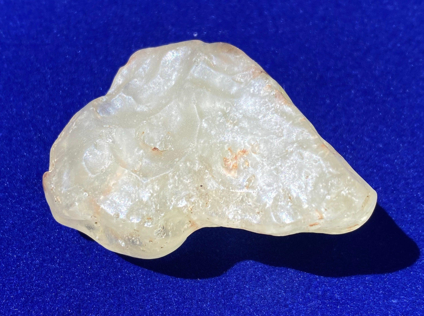 Rare Libyan Desert Glass: Golden Tektite Talisman, 22.70 grams