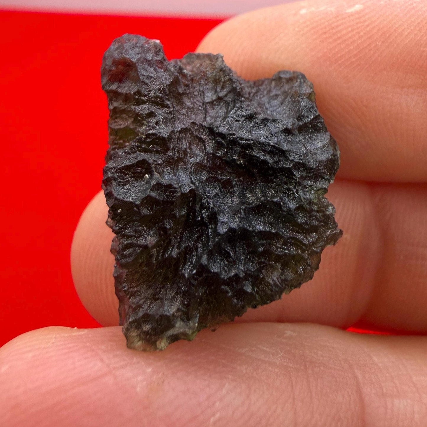 Authentic Moldavite Tektite Specimen, Czech Republic, 4.92 grams