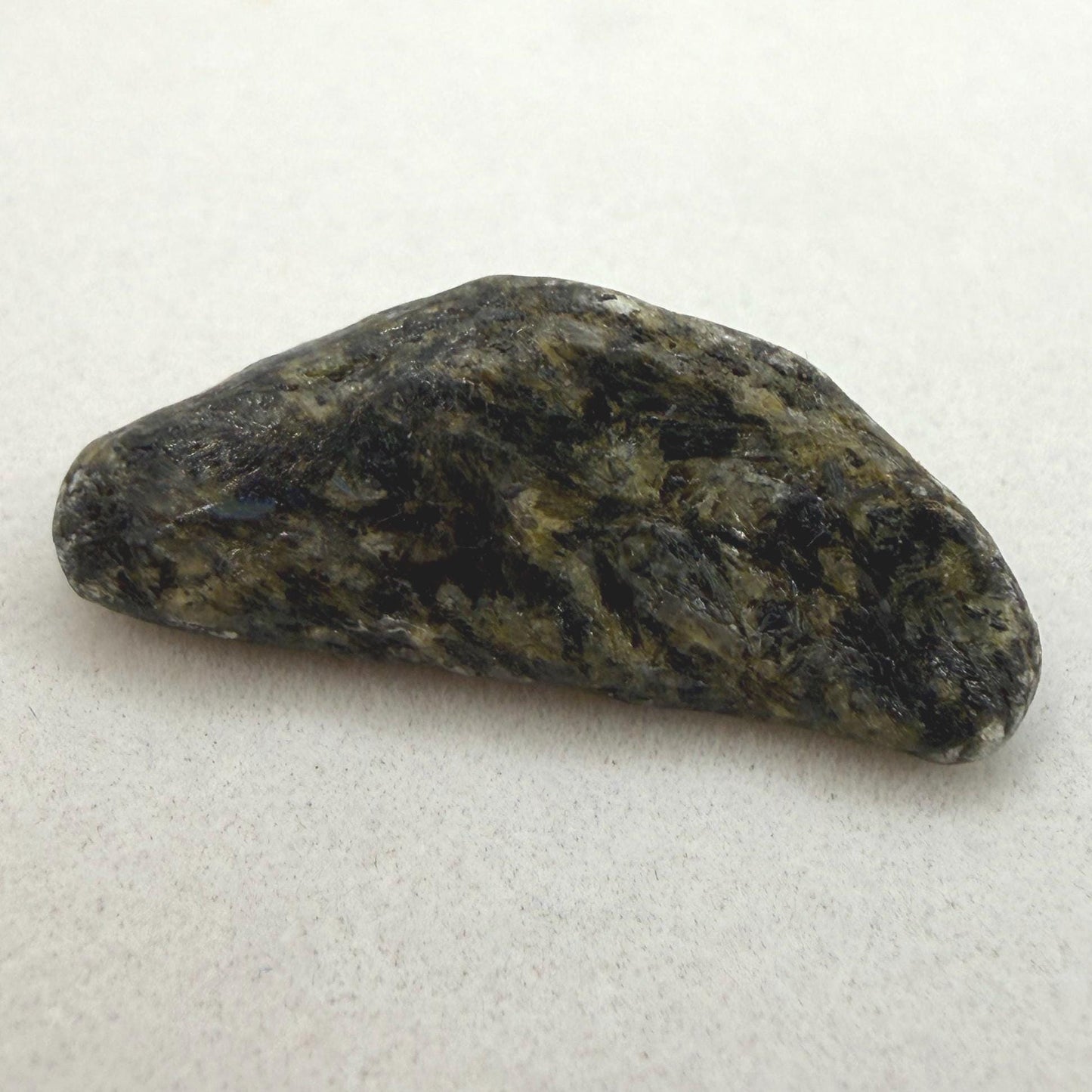 Rare Nuummite Crystal Finland, Genuine Sorcerer’s Stone, Iridescent Stone, 2.84g