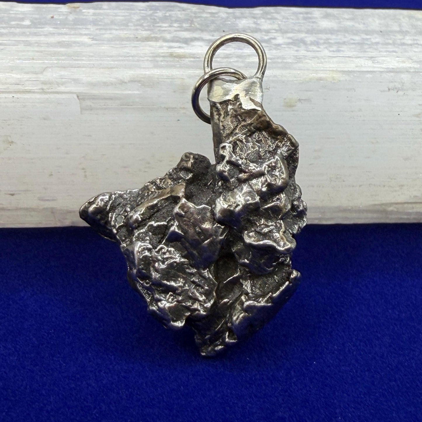 Campo del Cielo Meteorite Pendant, Authentic Astronomy Gift, Cosmic Jewelry, 14.35 grams