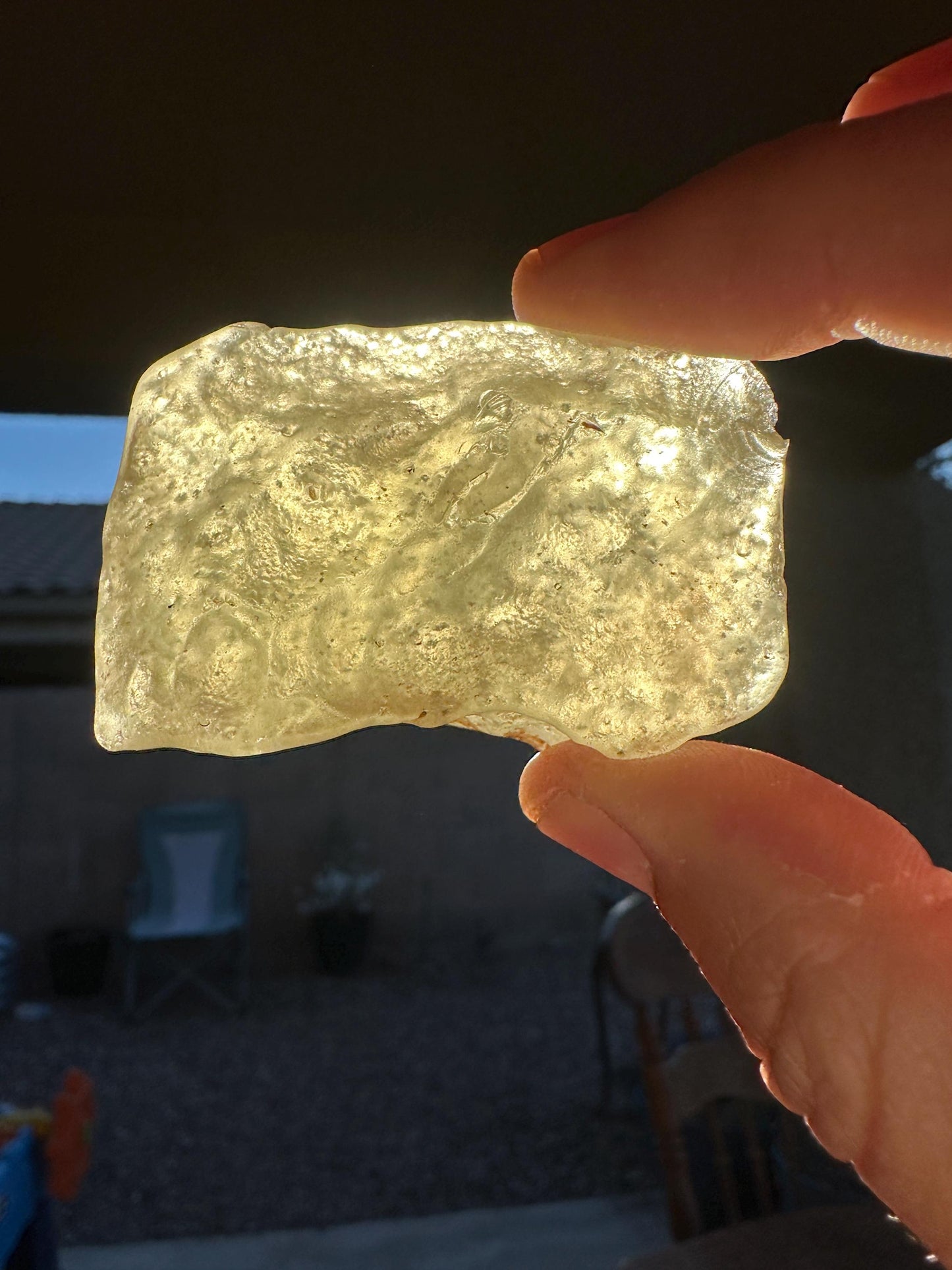 Libyan Desert Glass: Authentic Meteorite Impact Glass, Premium Sahara Specimen, 57.35 grams