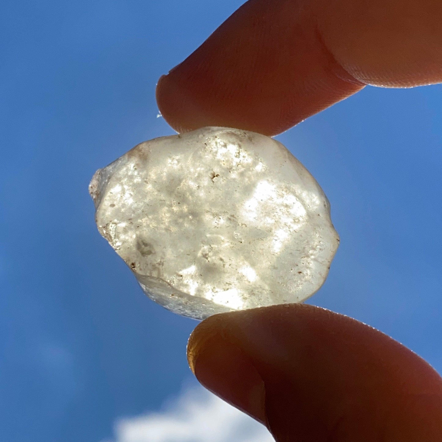 Libyan Desert Glass Tektite: Rare Golden Crystal from Egypt, 13.02 grams