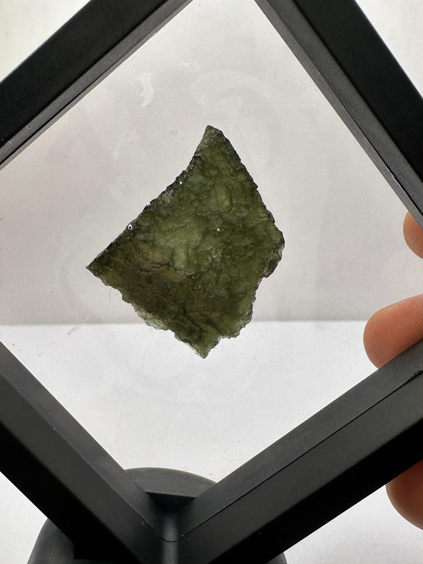 Authentic Moldavite Tektite Specimen: Spiritual Talisman, 8.56 grams