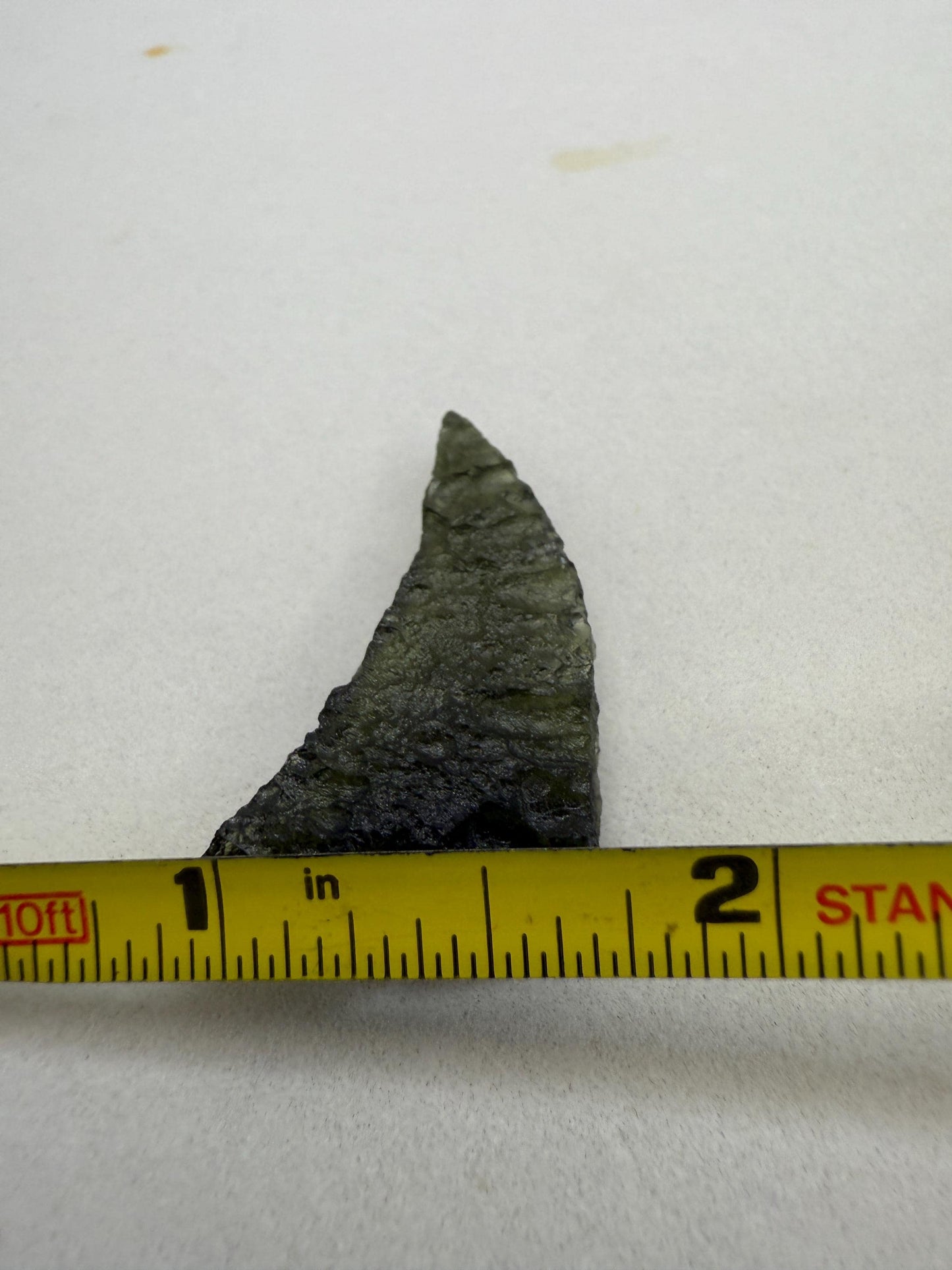 Moldavite Tektite Specimen: Authentic Reiki Crystal, 3.51g/17.55ct