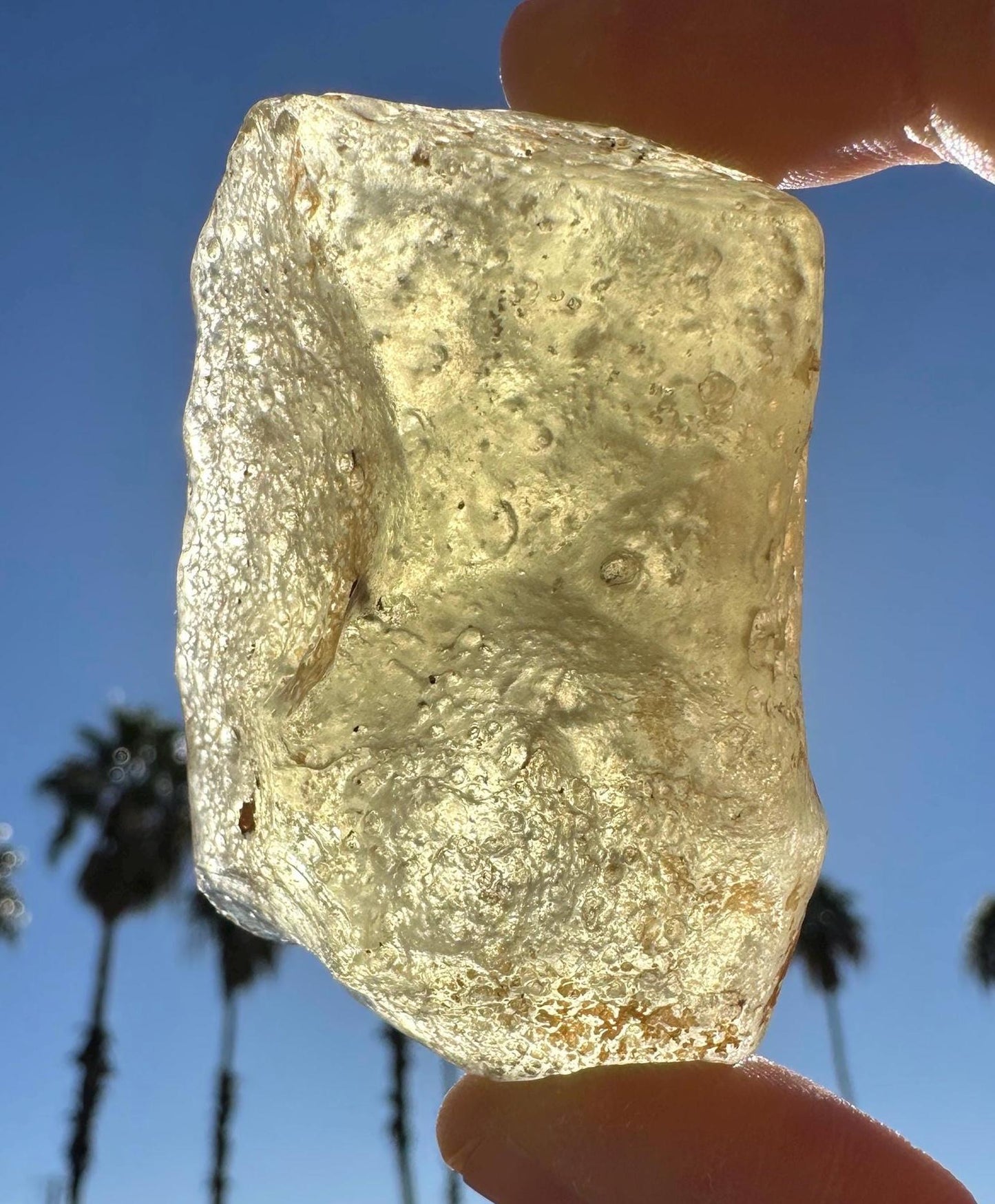 Libyan Desert Glass: Authentic Meteorite Impact Glass, Premium Sahara Specimen, 57.35 grams