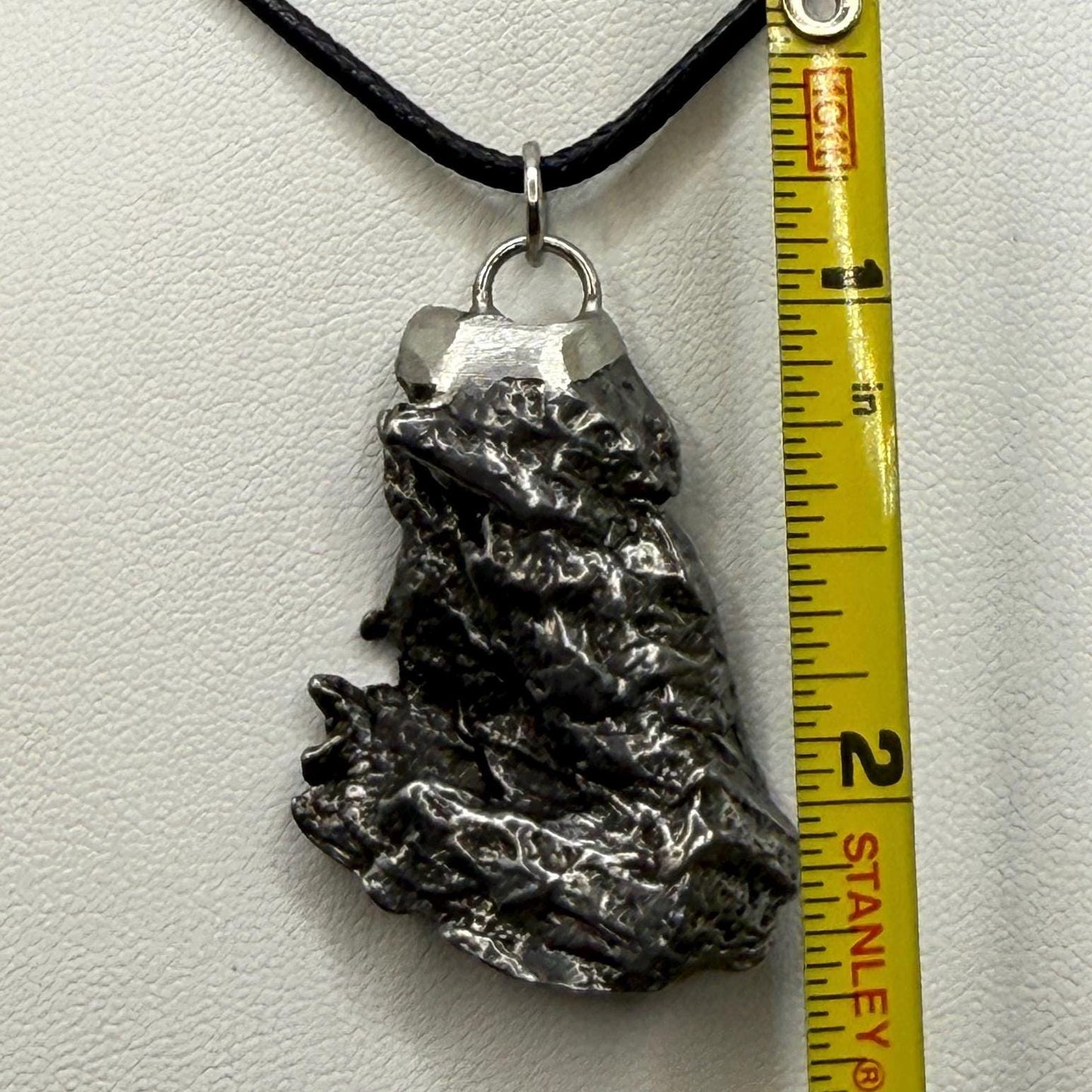 Campo del Cielo Meteorite Pendant: Authentic Astronomy Gift, Cosmic Pendant, COA, 16.46 grams