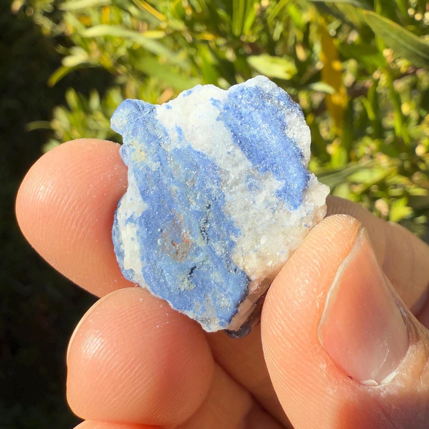 Raw Blue Dumortierite Crystal, Bahia Brazil, Mineral Specimen
