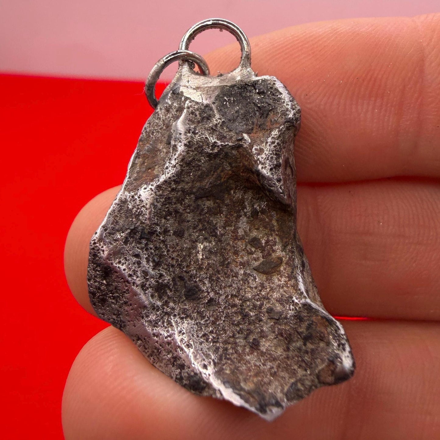 Henbury Iron Meteorite Pendant, Australia, Astronomy Gift, Cosmos, 15.37g