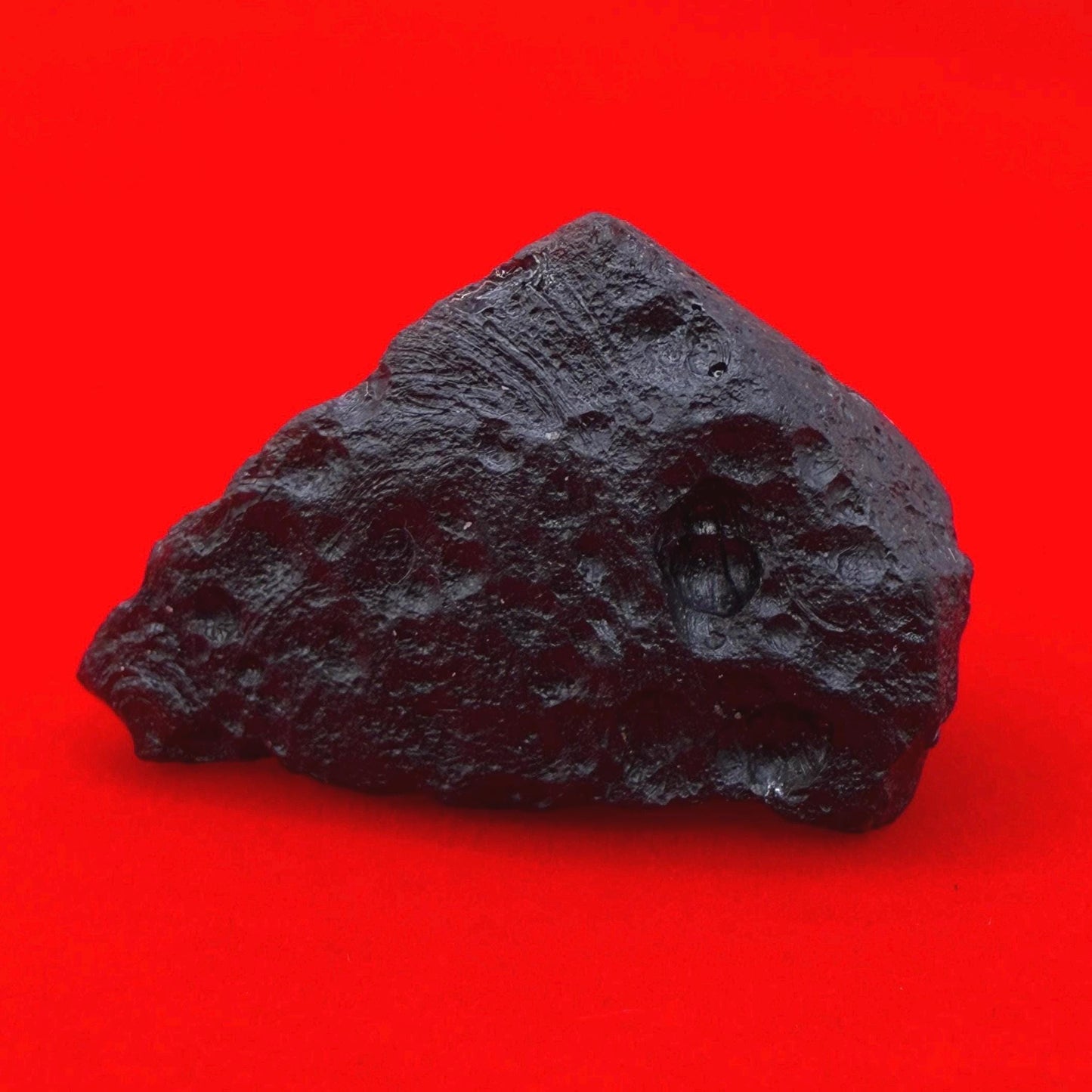 Indonesian Tektite: Impactite Rock - Astronomy Space Gift, 7.01 grams