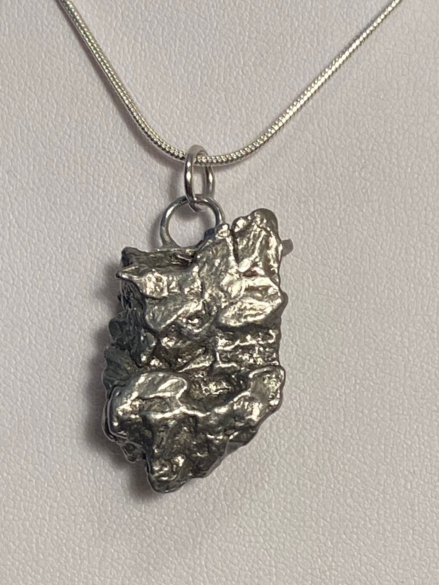 Unique Campo del Cielo Meteorite Pendant 21.09 grams