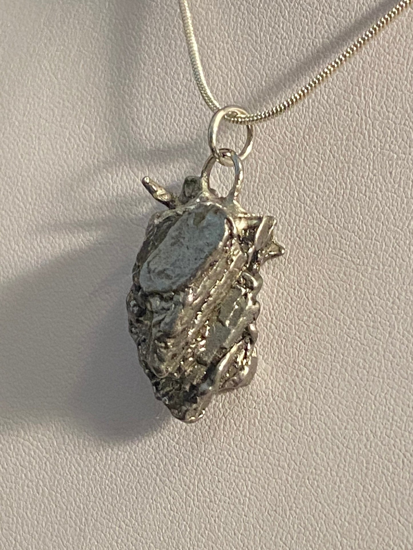 Unique Campo del Cielo Meteorite Pendant 21.09 grams