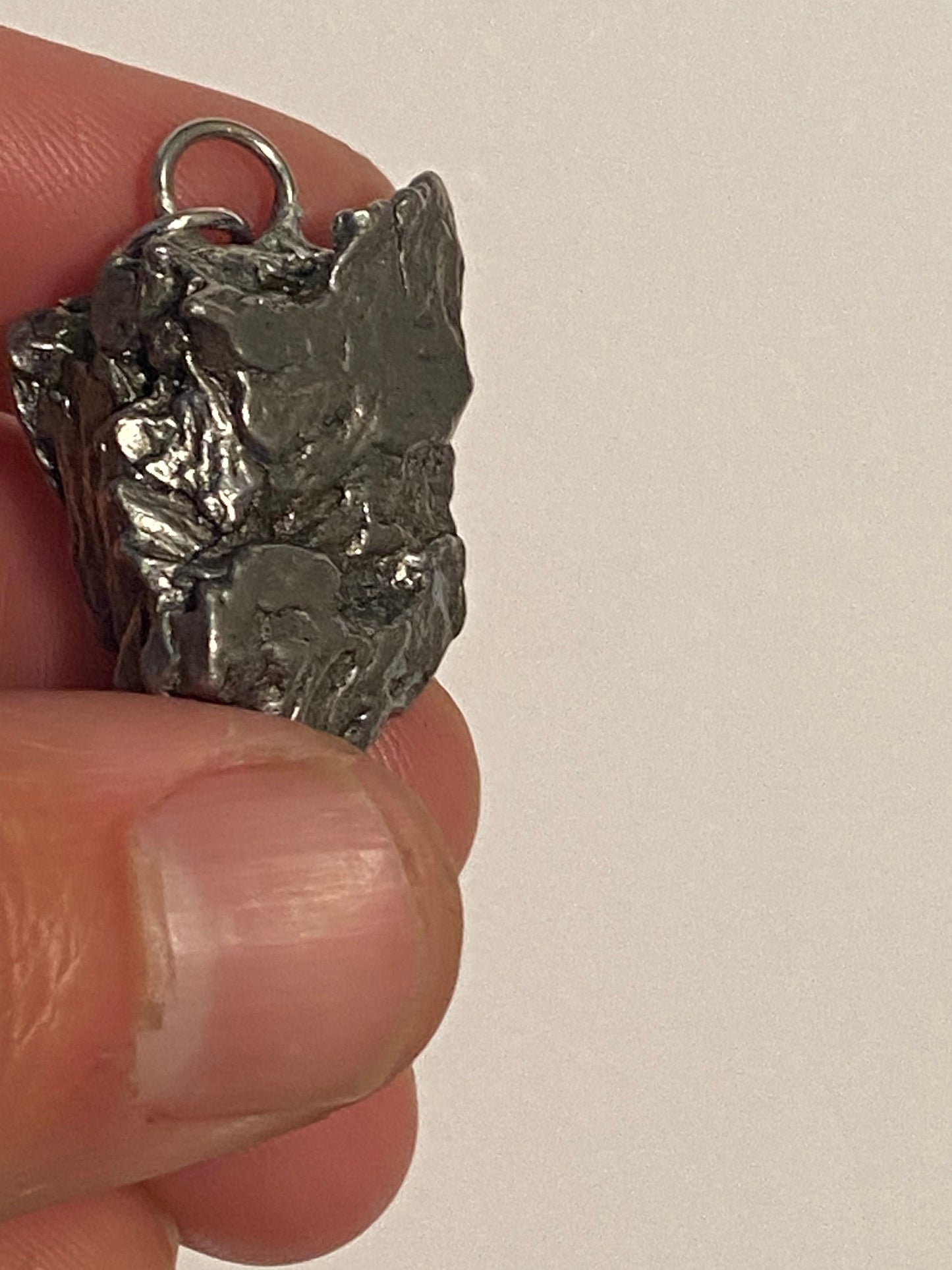 Unique Campo del Cielo Meteorite Pendant 21.09 grams