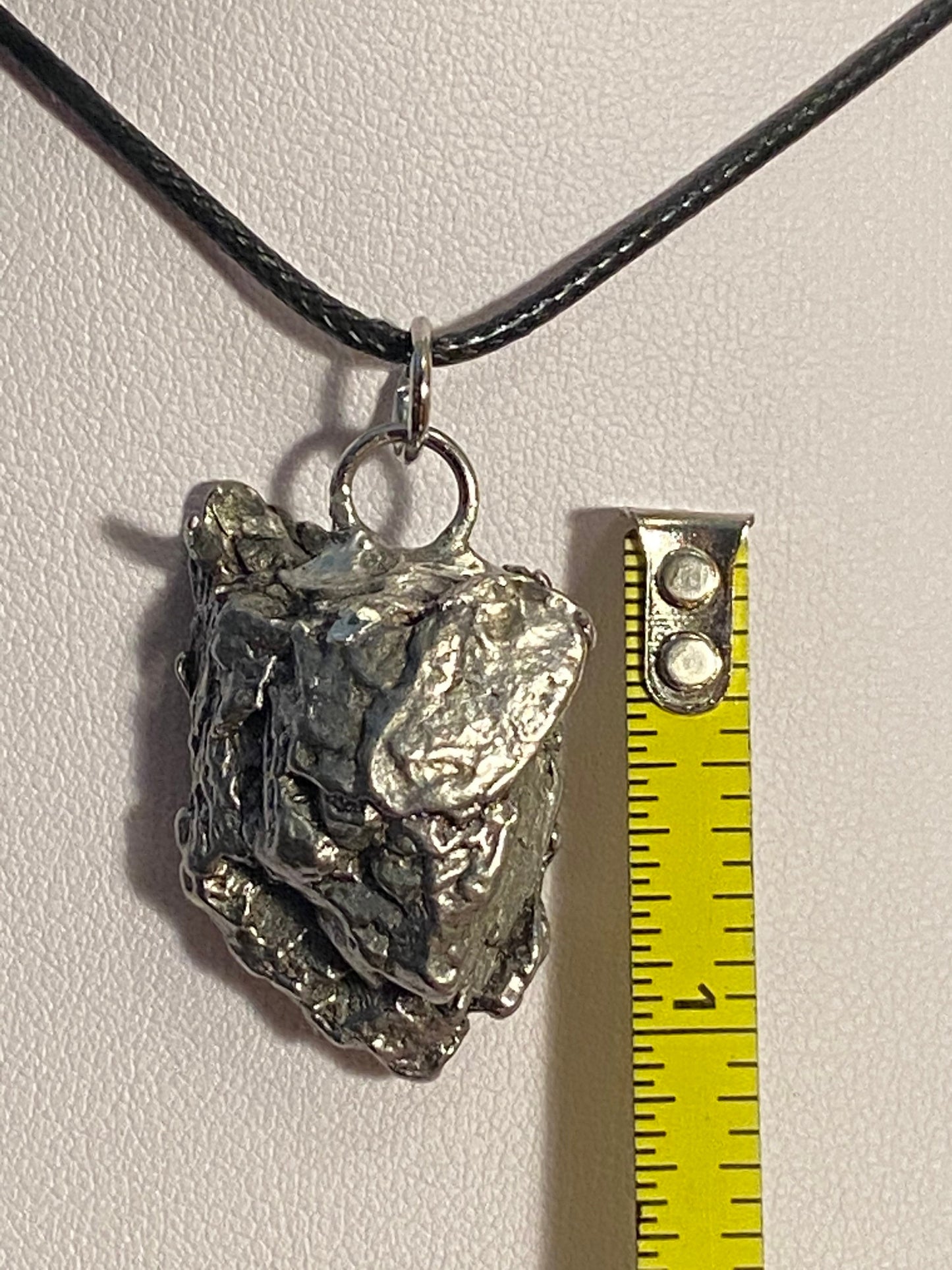 Unique Campo del Cielo Meteorite Pendant 21.09 grams