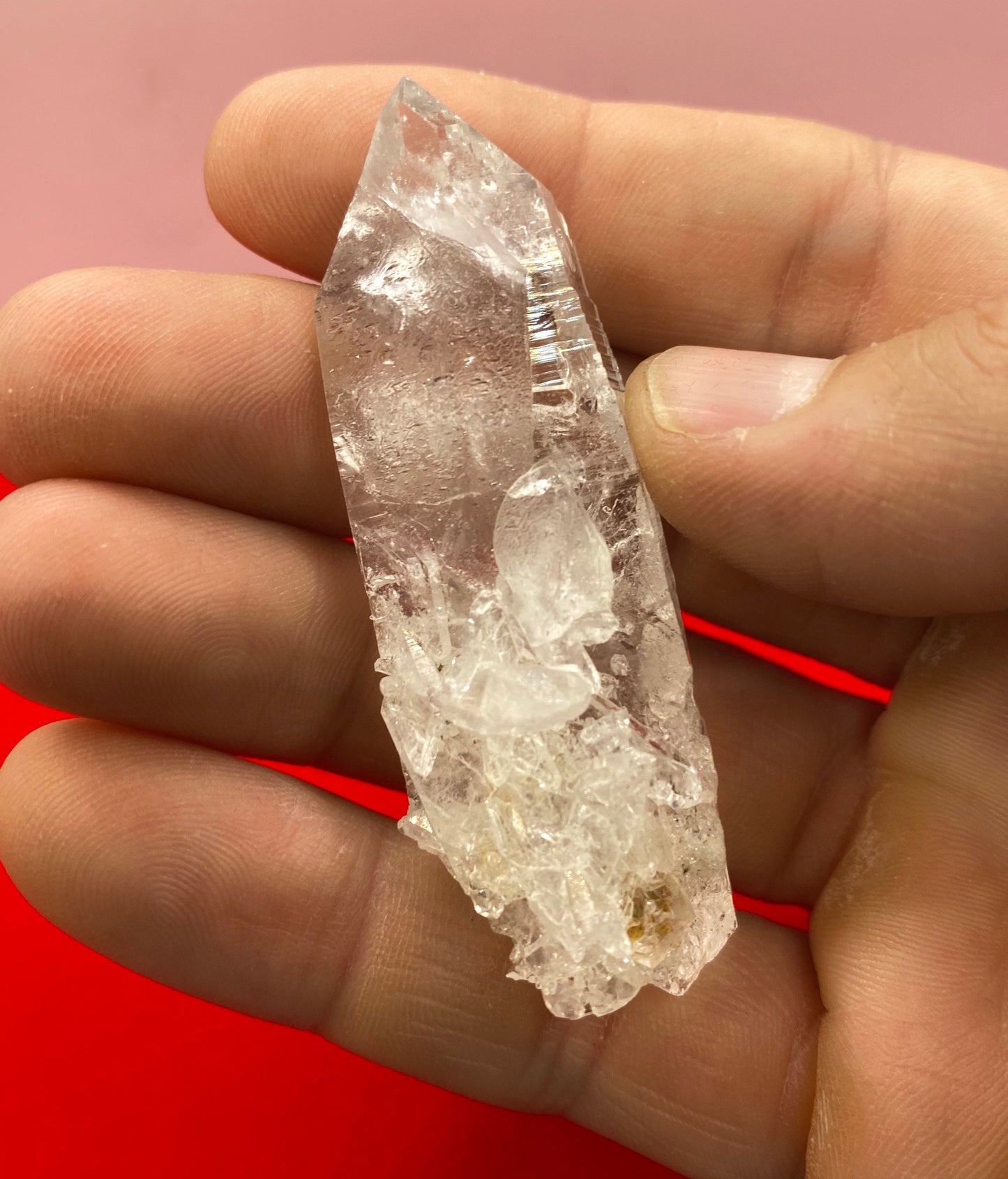 Lemurian Seed Crystal, Rare Crystal, healing on all levels, Meditation, Reiki, Energy Healing, Rock Collection, Crystals, 28.18 grams