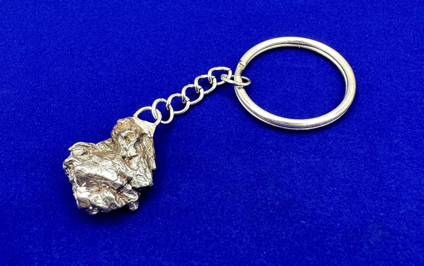 Rare Genuine Meteorite Campo del Cielo Keychain 22.12 grams, Handmade Keychain, Meteorite Keychain, Astronomy Gift, COA, Space Gift