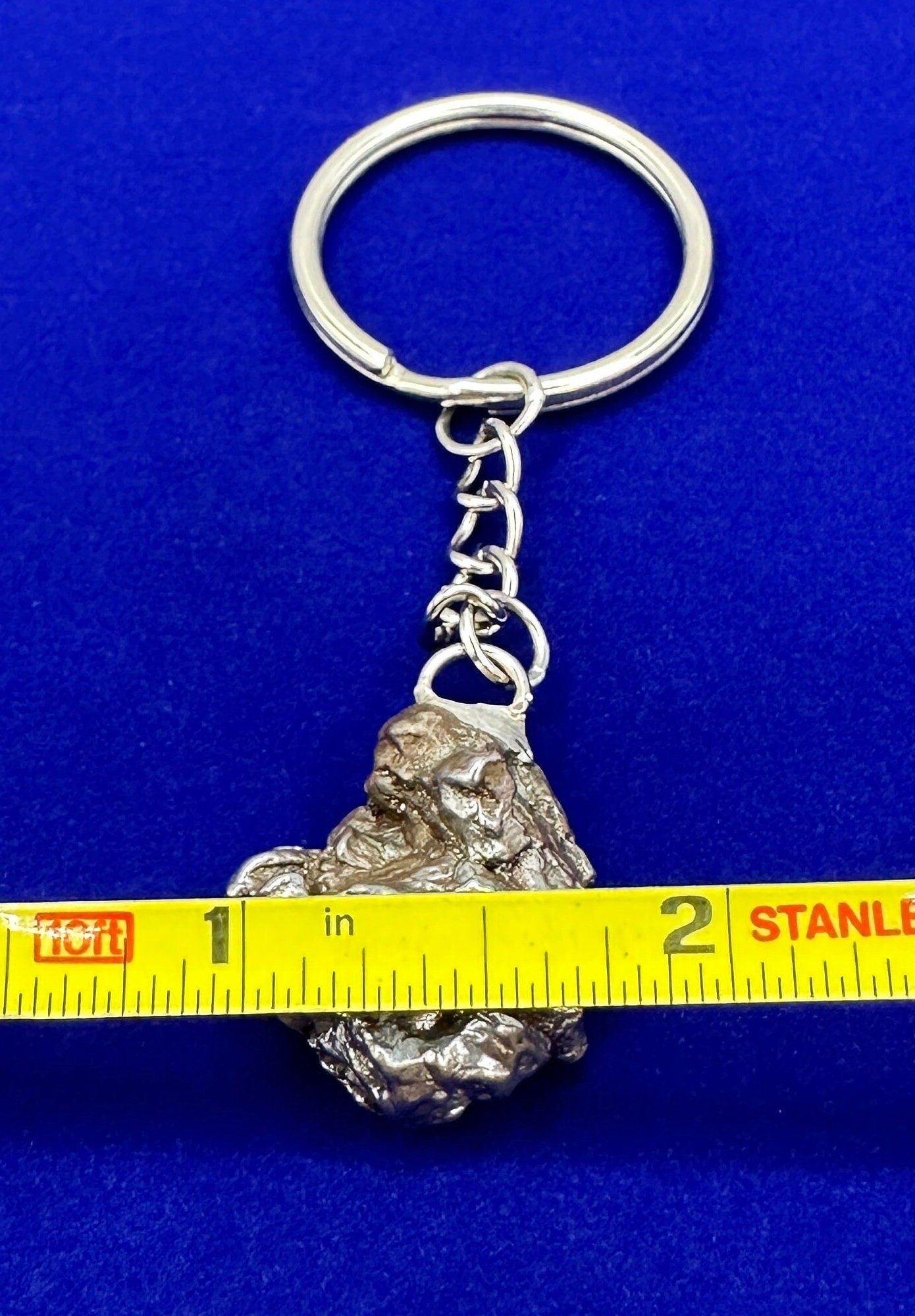 Rare Genuine Meteorite Campo del Cielo Keychain 22.12 grams, Handmade Keychain, Meteorite Keychain, Astronomy Gift, COA, Space Gift