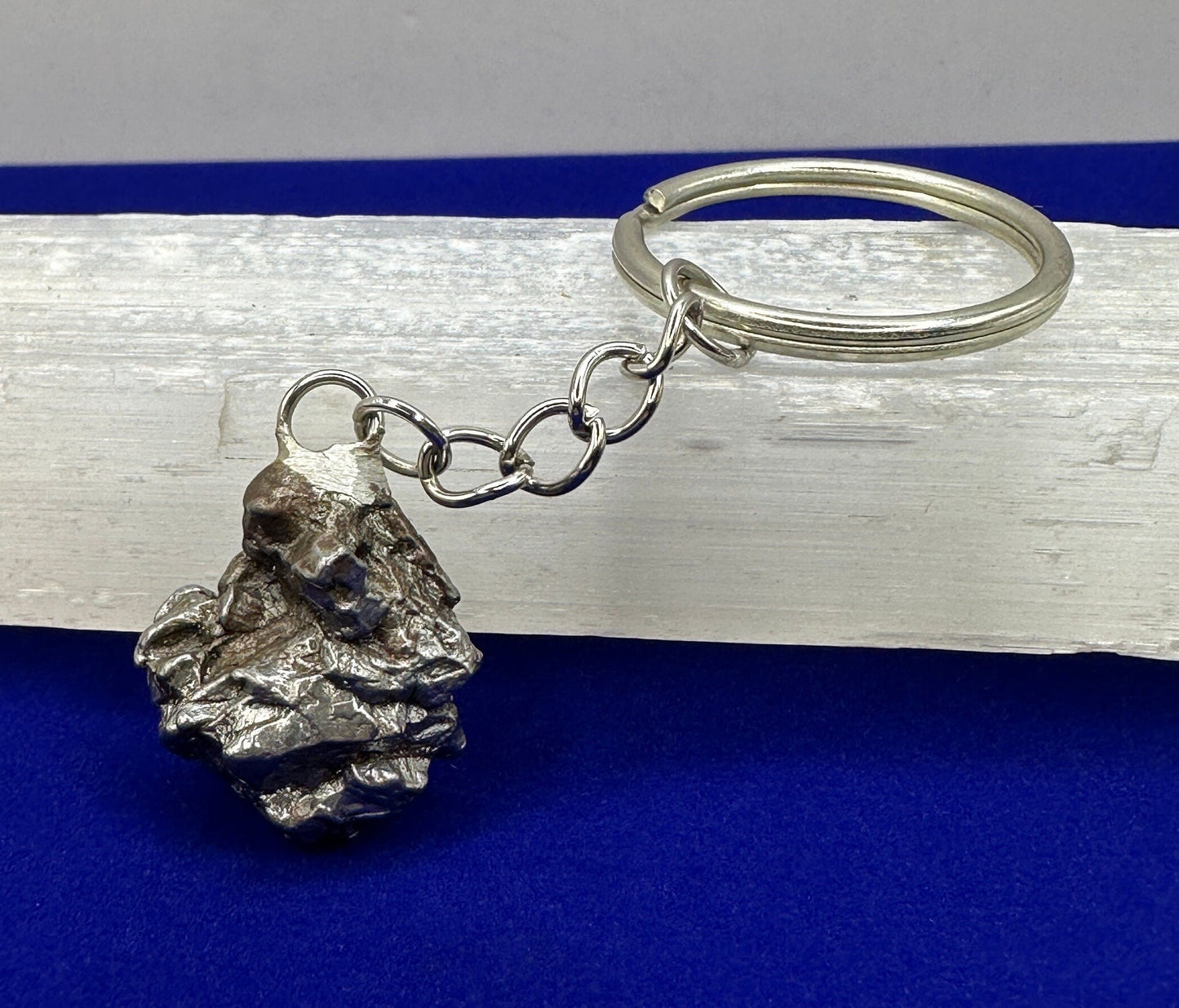 Rare Genuine Meteorite Campo del Cielo Keychain 22.12 grams, Handmade Keychain, Meteorite Keychain, Astronomy Gift, COA, Space Gift