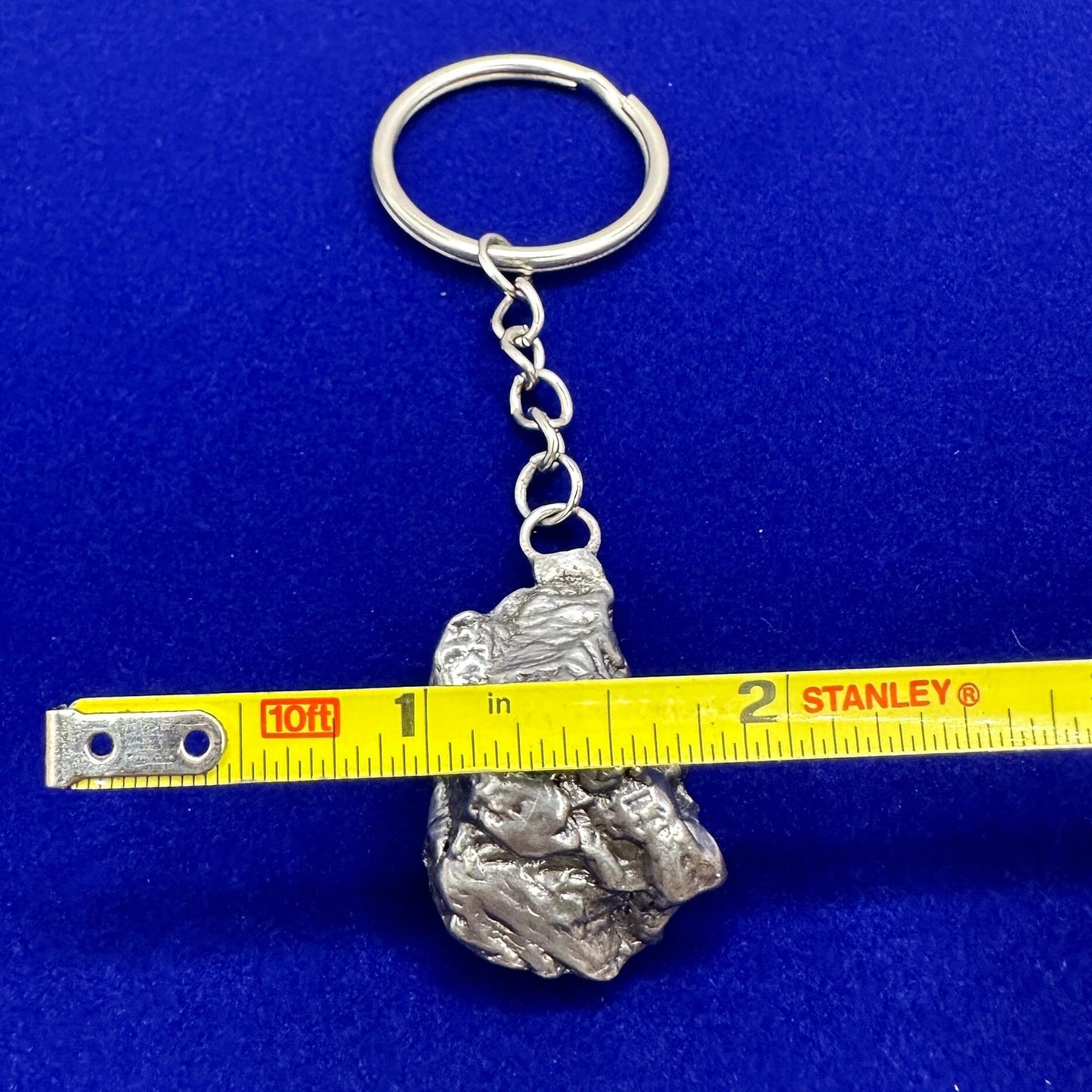 Rare Genuine Aletai Meteorite Keychain, Iron Meteorite, COA, Aletai, Astronomy Gift, Space Gift, Keychain, Space Accessories, 32.64 Grams