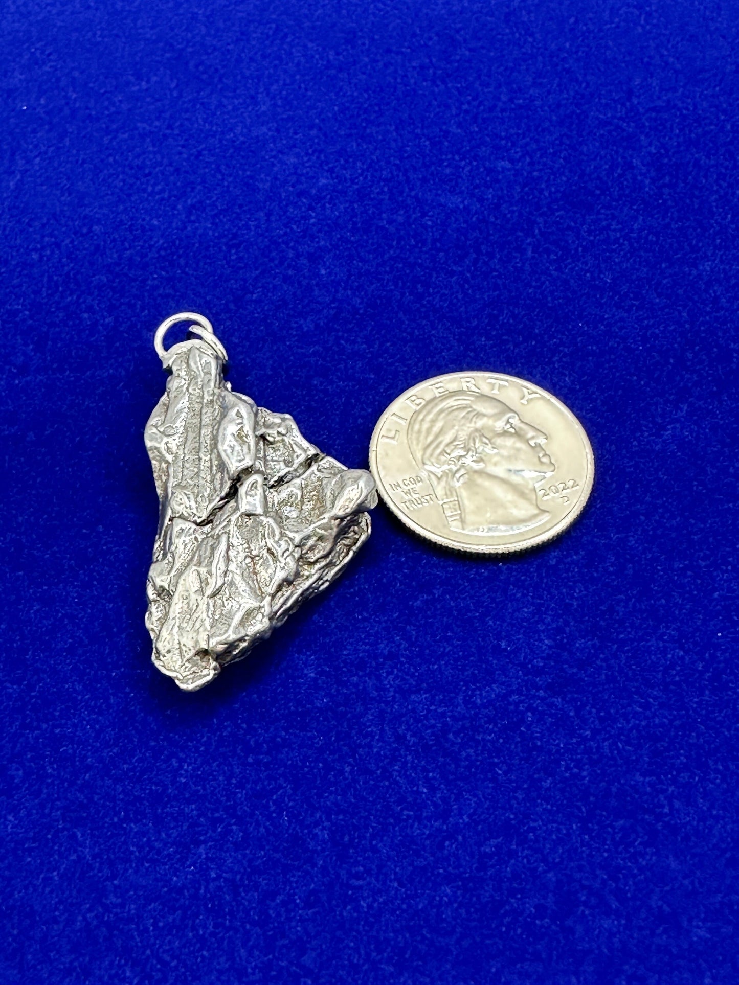 Beautiful Meteorite Campo del Cielo Pendant 25.01 grams, Astronomy Gift, Authentic Meteorite, Meteorite Jewelry, Meteorite Pendant, COA