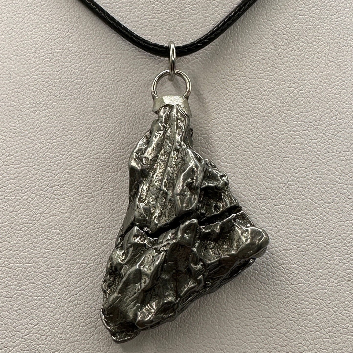 Beautiful Meteorite Campo del Cielo Pendant 25.01 grams, Astronomy Gift, Authentic Meteorite, Meteorite Jewelry, Meteorite Pendant, COA