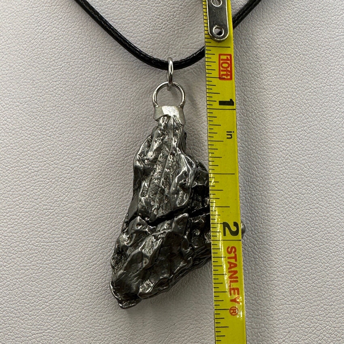 Beautiful Meteorite Campo del Cielo Pendant 25.01 grams, Astronomy Gift, Authentic Meteorite, Meteorite Jewelry, Meteorite Pendant, COA