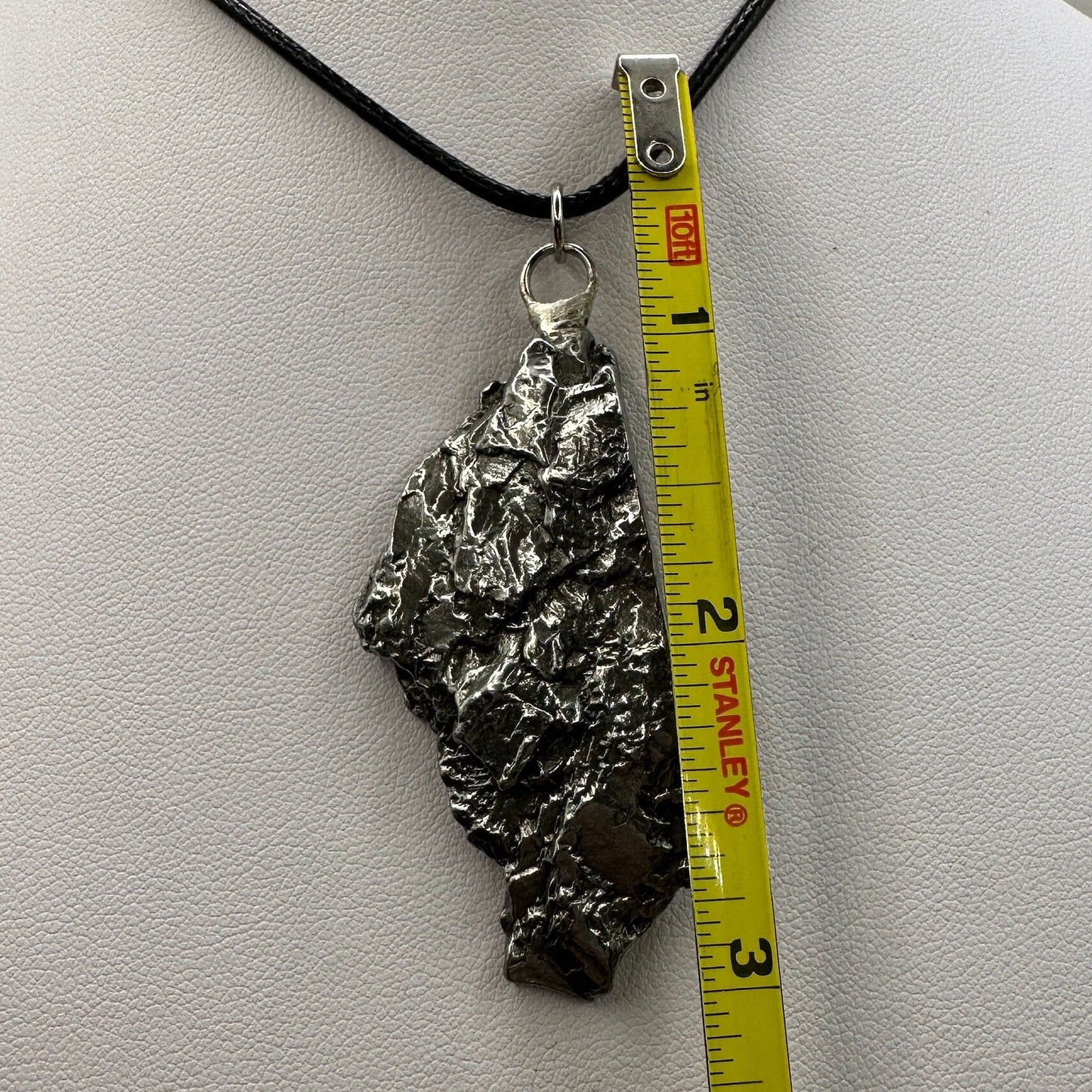 Beautiful Meteorite Campo del Cielo Pendant 33.97 grams, Astronomy Gift, Authentic Meteorite, Meteorite Jewelry, Meteorite Pendant, COA