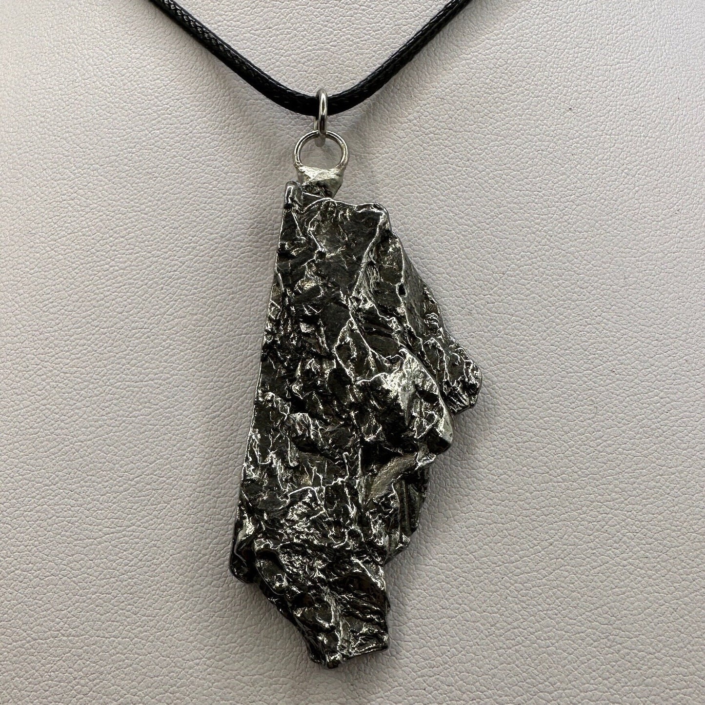 Beautiful Meteorite Campo del Cielo Pendant 33.97 grams, Astronomy Gift, Authentic Meteorite, Meteorite Jewelry, Meteorite Pendant, COA