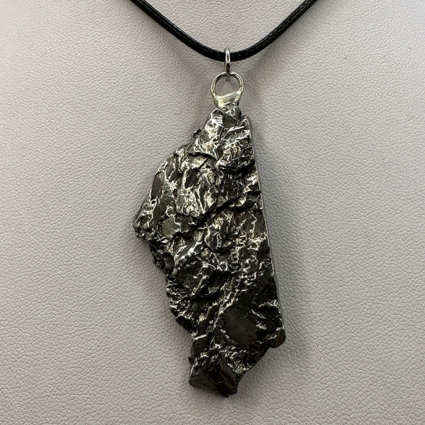 Beautiful Meteorite Campo del Cielo Pendant 33.97 grams, Astronomy Gift, Authentic Meteorite, Meteorite Jewelry, Meteorite Pendant, COA