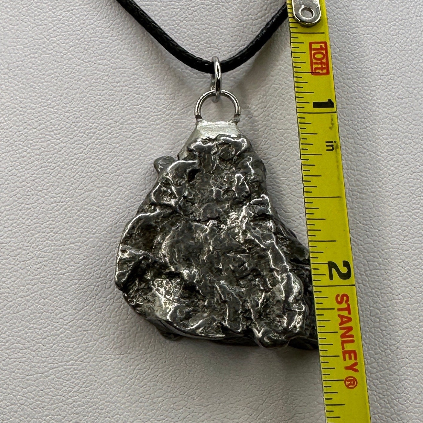 Beautiful Aletai Meteorite Pendant, 28.88 grams, Astronomy Gift, Authentic Meteorite, Meteorite Jewelry, Meteorite Pendant, COA, Space Gift