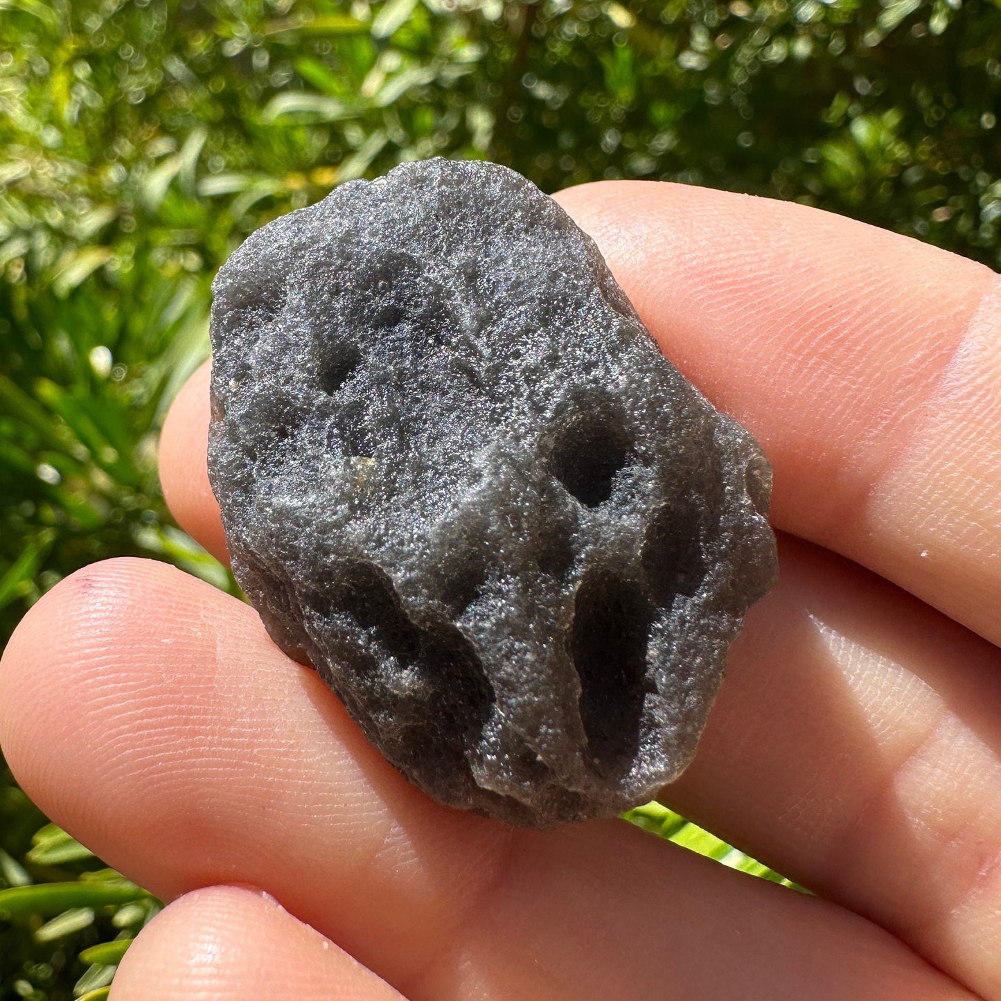 Agni Manitite, Rare Tektite, Pearl of Divine Fire, Indochinite Tektite, Rock Impactite, Reiki, Java, Indonesia, 15.88 Grams, Astronomy Gft