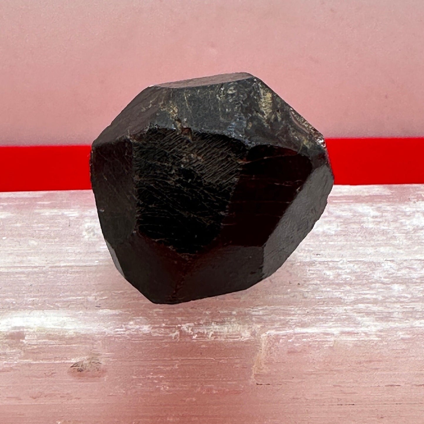 Almandine Garnet, Garnet, Morocco, Natural Garnet, Authentic, Manifestation, Protection, Rock Collection, Dodecahedron, 24.38 grams