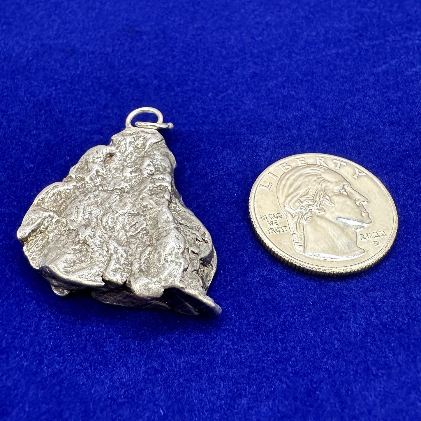 Beautiful Aletai Meteorite Pendant, 28.88 grams, Astronomy Gift, Authentic Meteorite, Meteorite Jewelry, Meteorite Pendant, COA, Space Gift