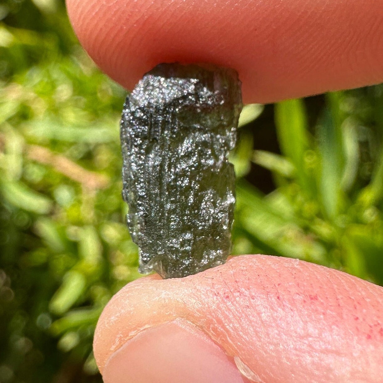 Moldavite Tektite Specimen, High Quality, Transformation, Manifestation, Reiki, Athentic, Moldavite Crystal, 0.73 grams|3.65 carats