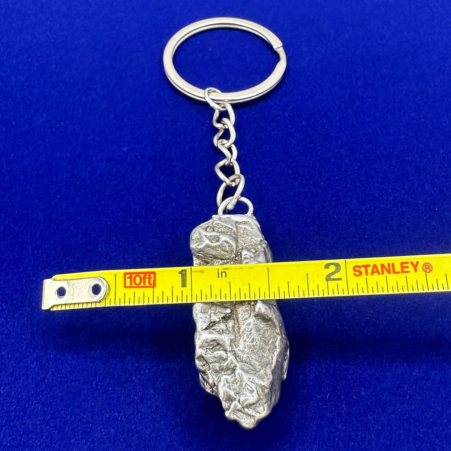 Rare Genuine Aletai Meteorite Keychain, Iron Meteorite, COA, Aletai, Astronomy Gift, Space Gift, Keychain, Space Accessories, 32.71 Grams