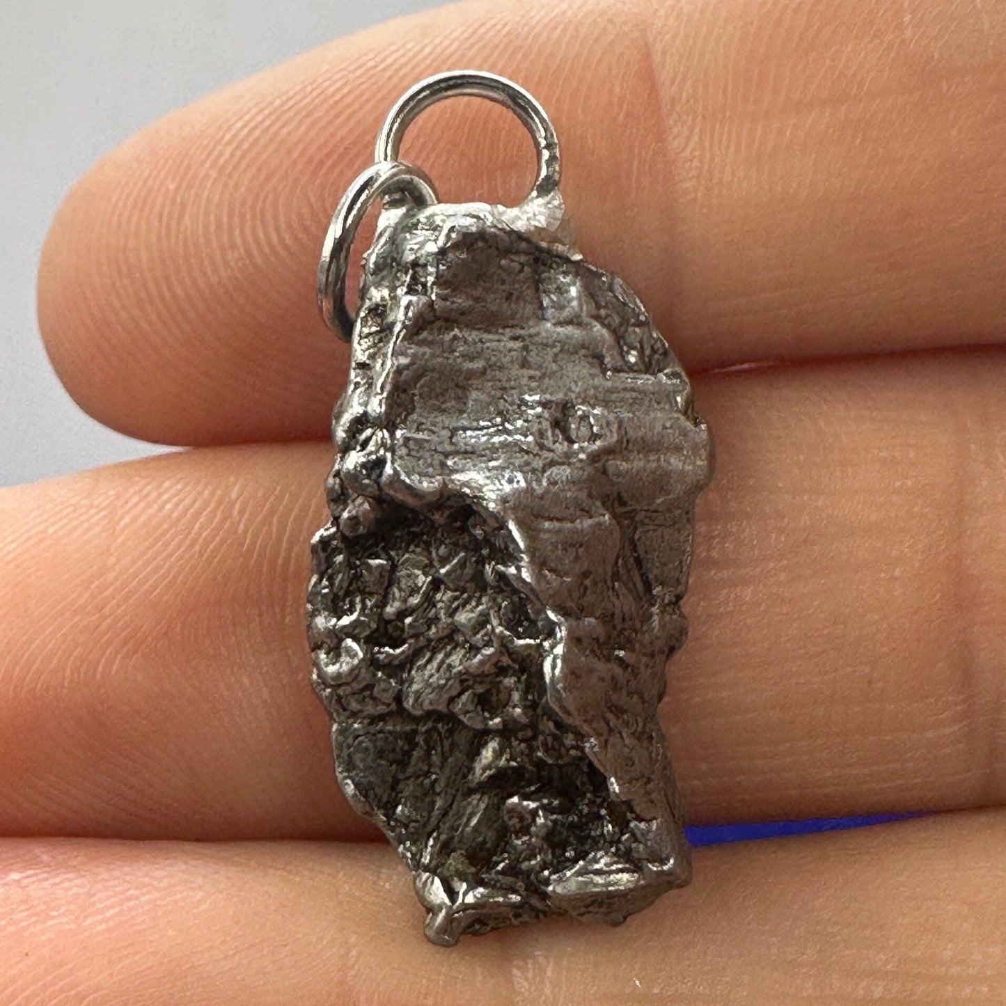 Beautiful Aletai Meteorite Pendant, 8.76 grams, Astronomy Gift, Authentic Meteorite, Meteorite Jewelry, Meteorite Pendant, COA, Space Gift