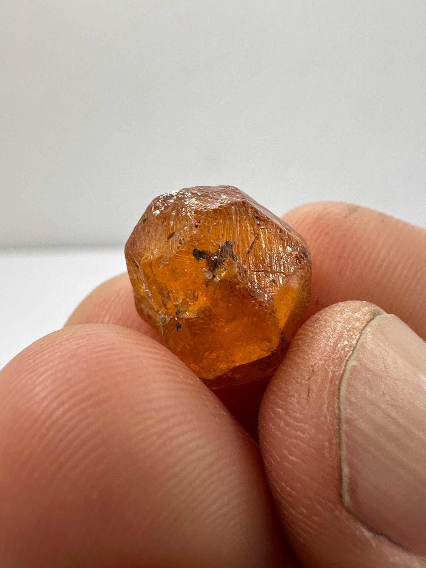 Spessartine Garnet, Speasartine, Loliondo Tanzania, Tanzanian Garnet, Meditation, Awakening, Rare Garnet, 3.07 grams, 15.35 carats