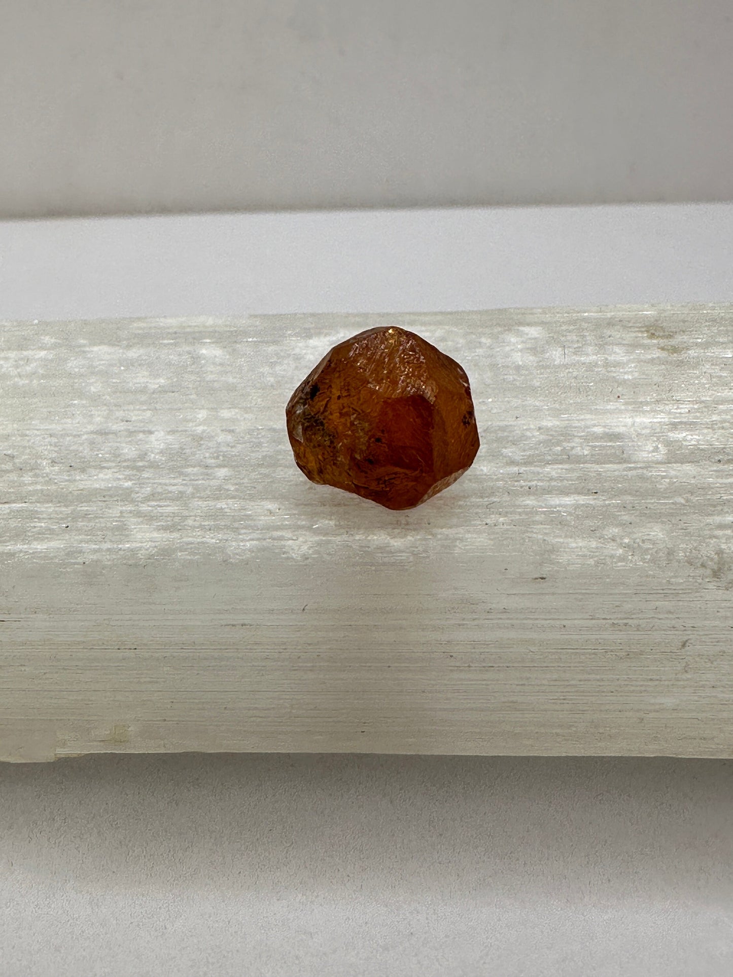 Spessartine Garnet, Speasartine, Loliondo Tanzania, Tanzanian Garnet, Meditation, Awakening, Rare Garnet, 3.07 grams, 15.35 carats