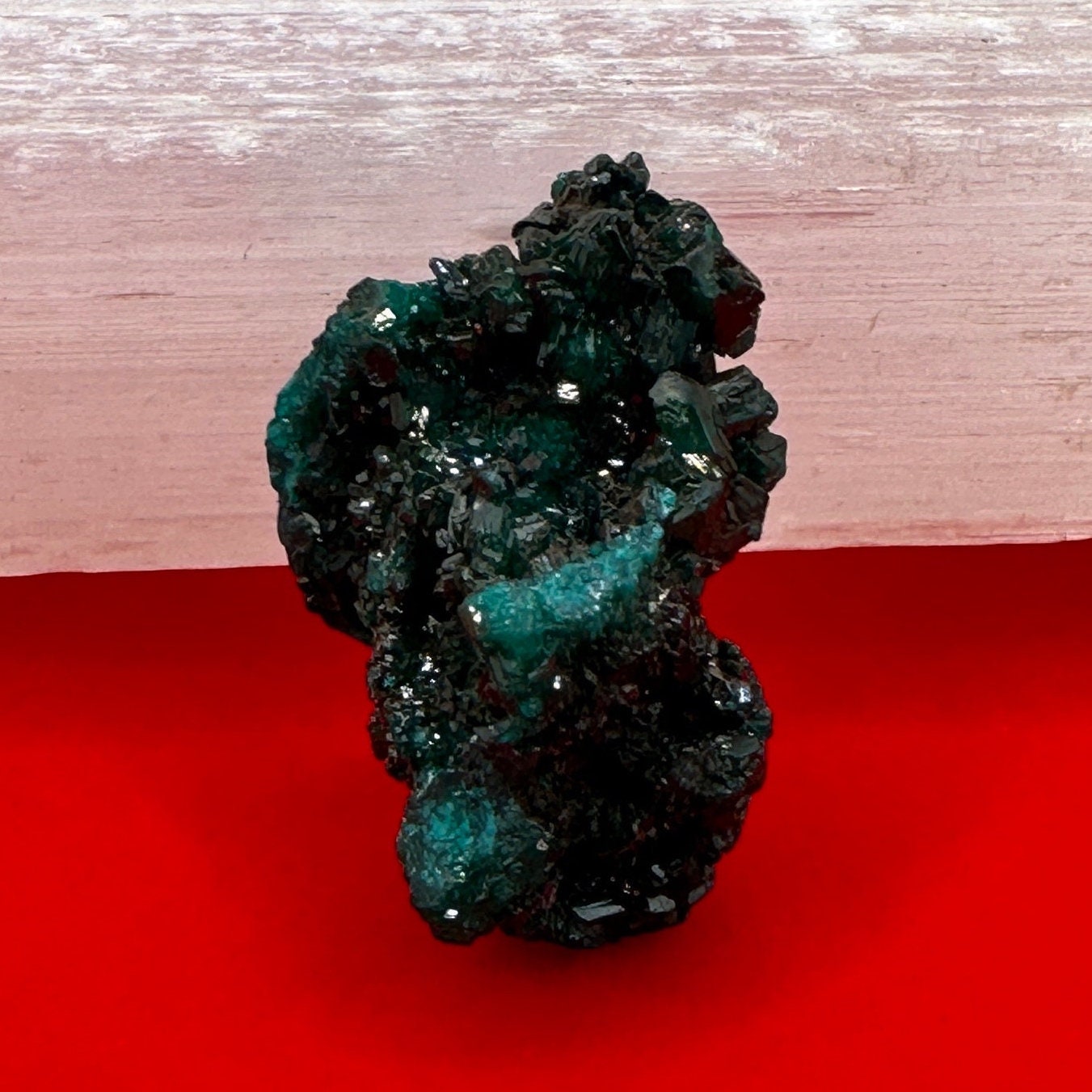 Dioptase, Dioptase Crystal, Deep Emerald Green Color, Authentic, Congo, Reiki, Heart Chakra, Compassion, Financial Abundance, 7.27 grams